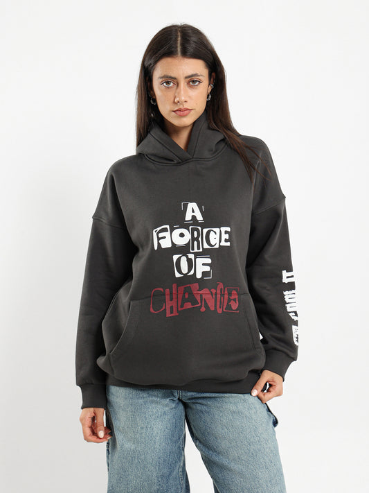 Chain Detail Oversized Sweatshirt