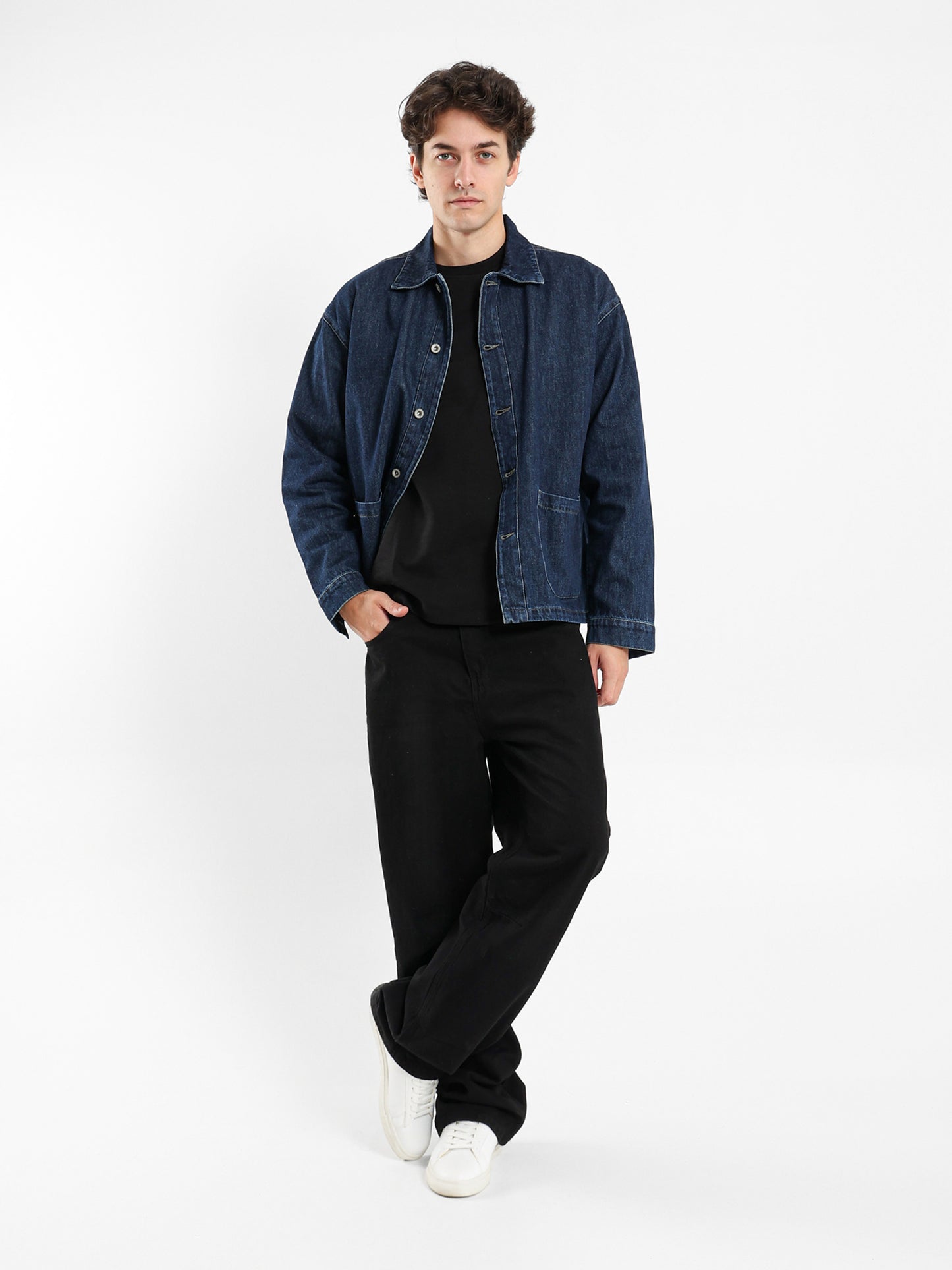 Two Patch Pocket Denim Shirt