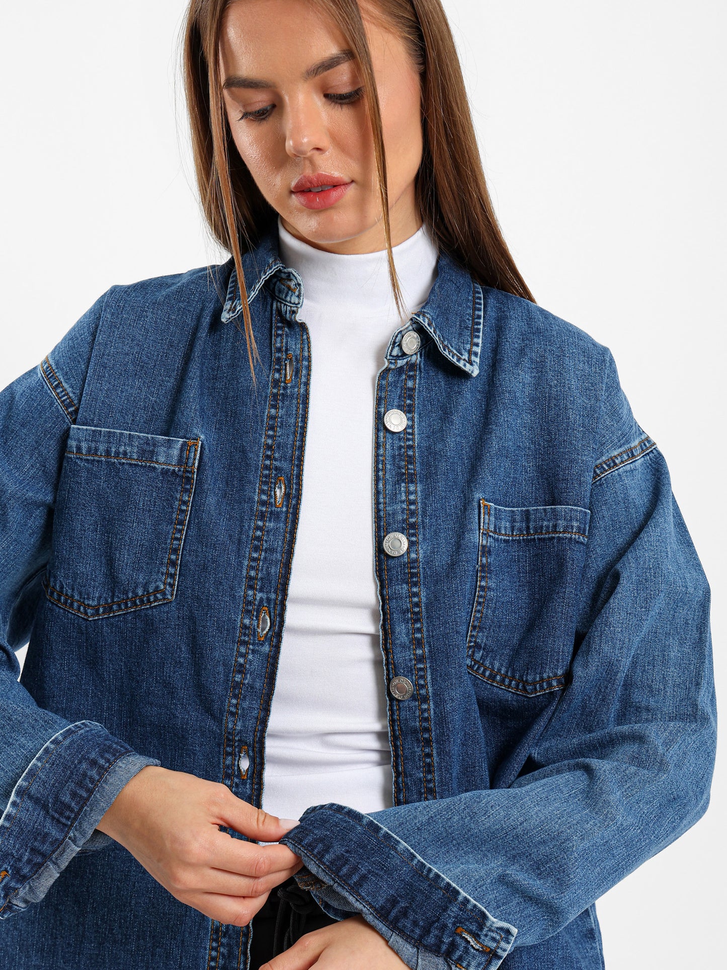Oversized Denim Shirt