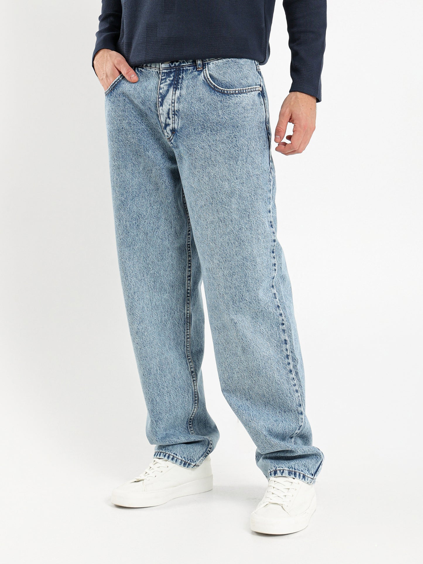 Relaxed with Waist Cord Jeans