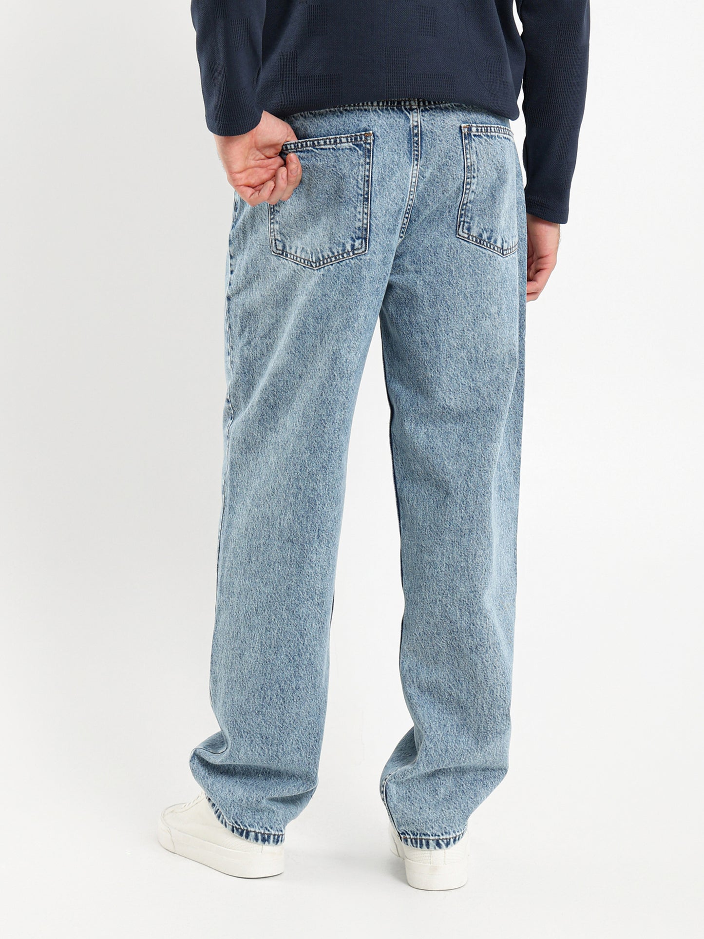 Relaxed with Waist Cord Jeans