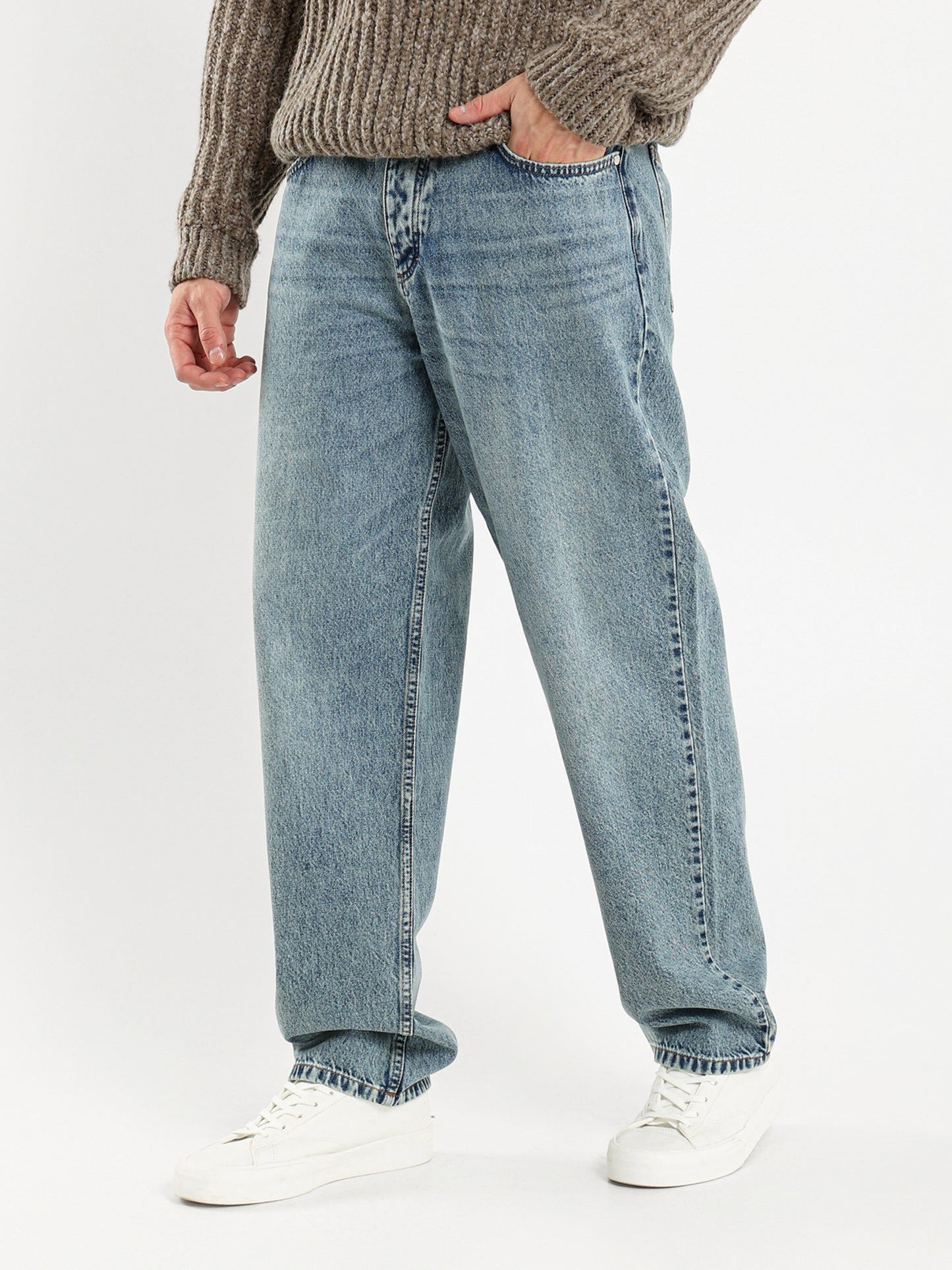 Relaxed with Waist Cord Jeans