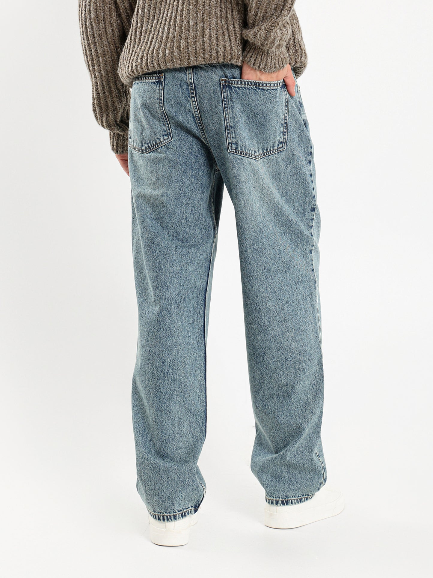 Relaxed with Waist Cord Jeans