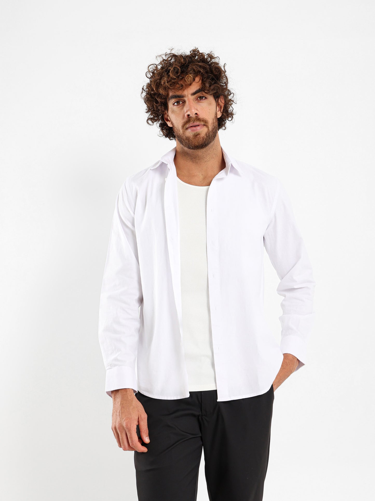 Basic Smart Long Sleeve Shirt