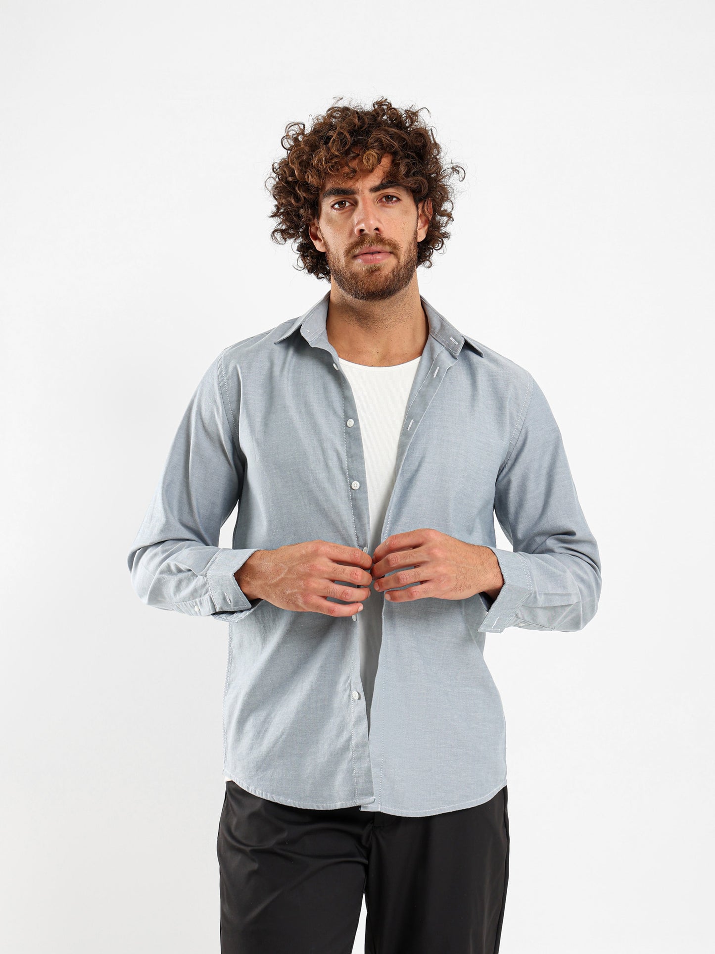 Basic Smart Long Sleeve Shirt