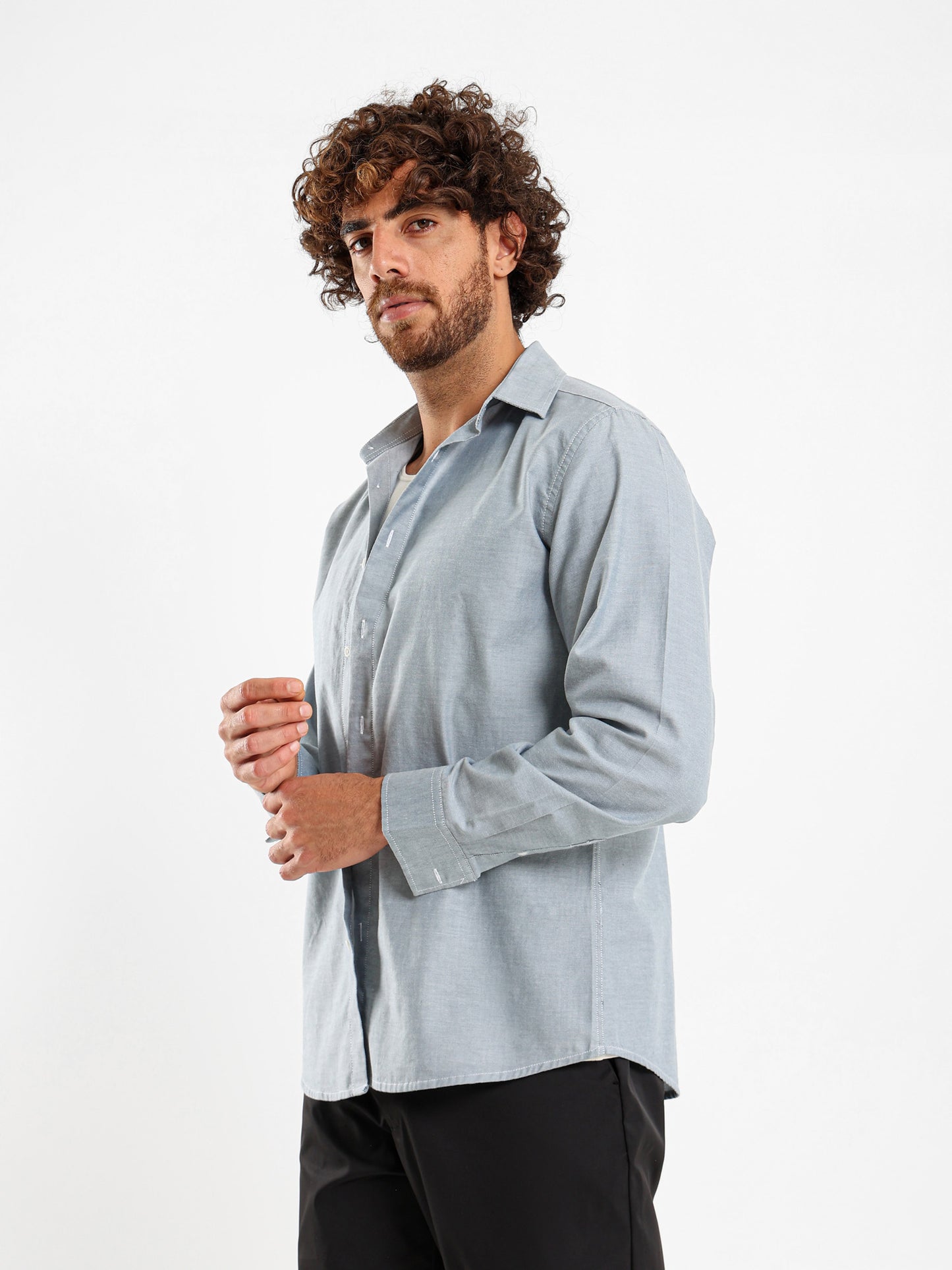 Basic Smart Long Sleeve Shirt