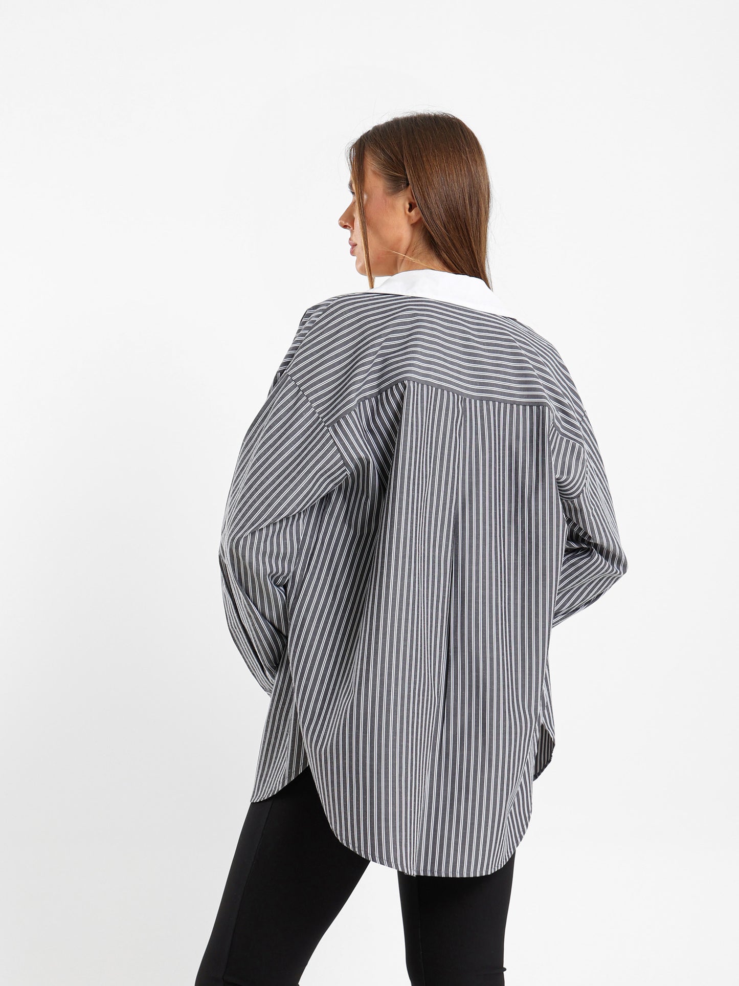 Oversized Striped Shirt