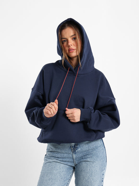Oversized Hoodie With Badge