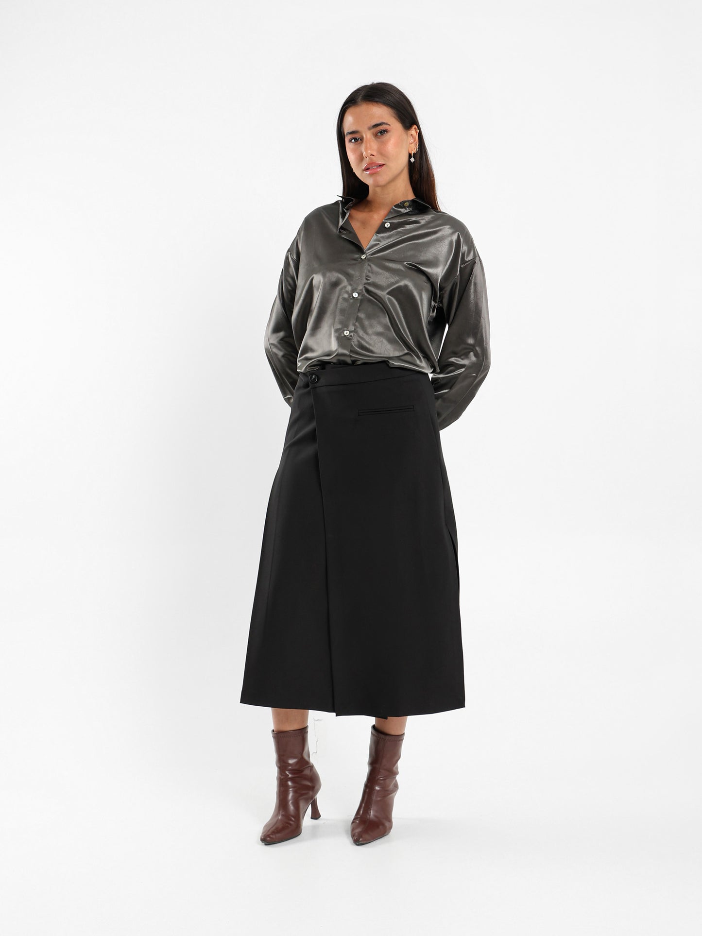 Wrinkled Loose Shirt