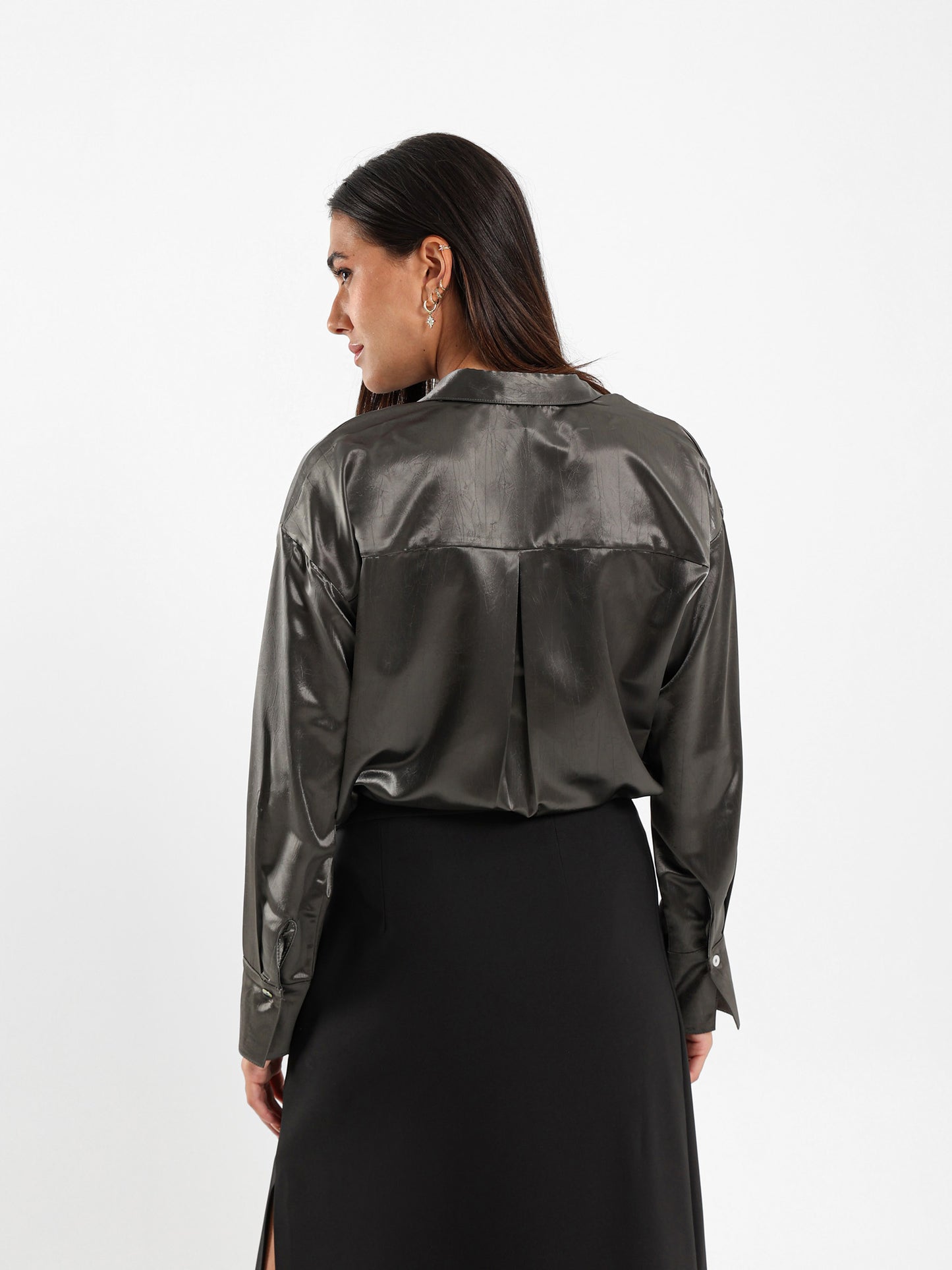 Wrinkled Loose Shirt