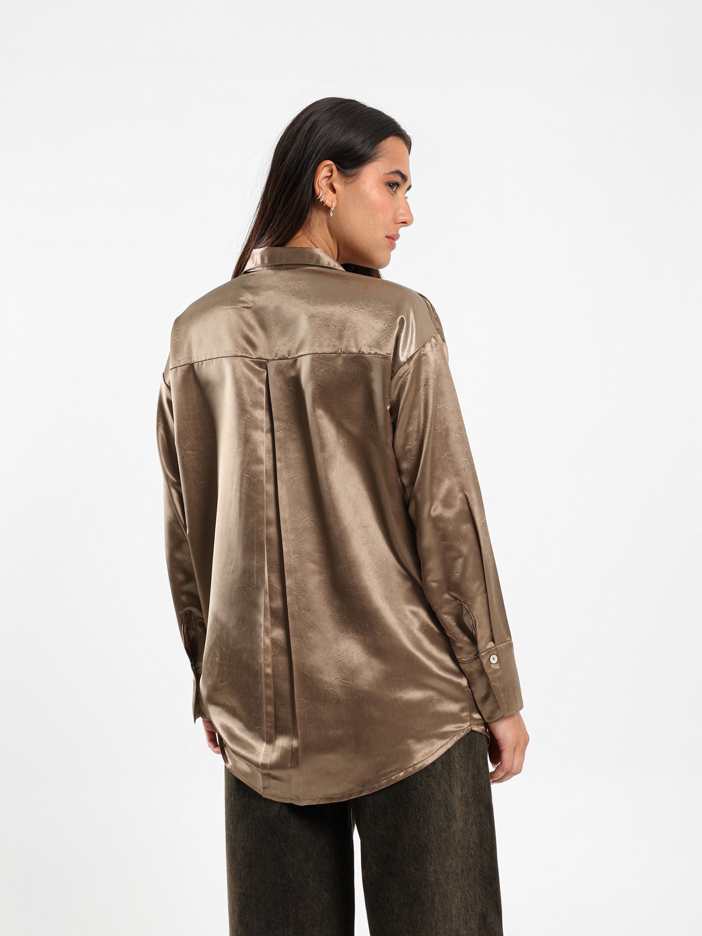 Wrinkled Loose Shirt
