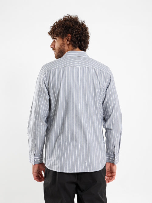 Thin Striped Basic Shirt