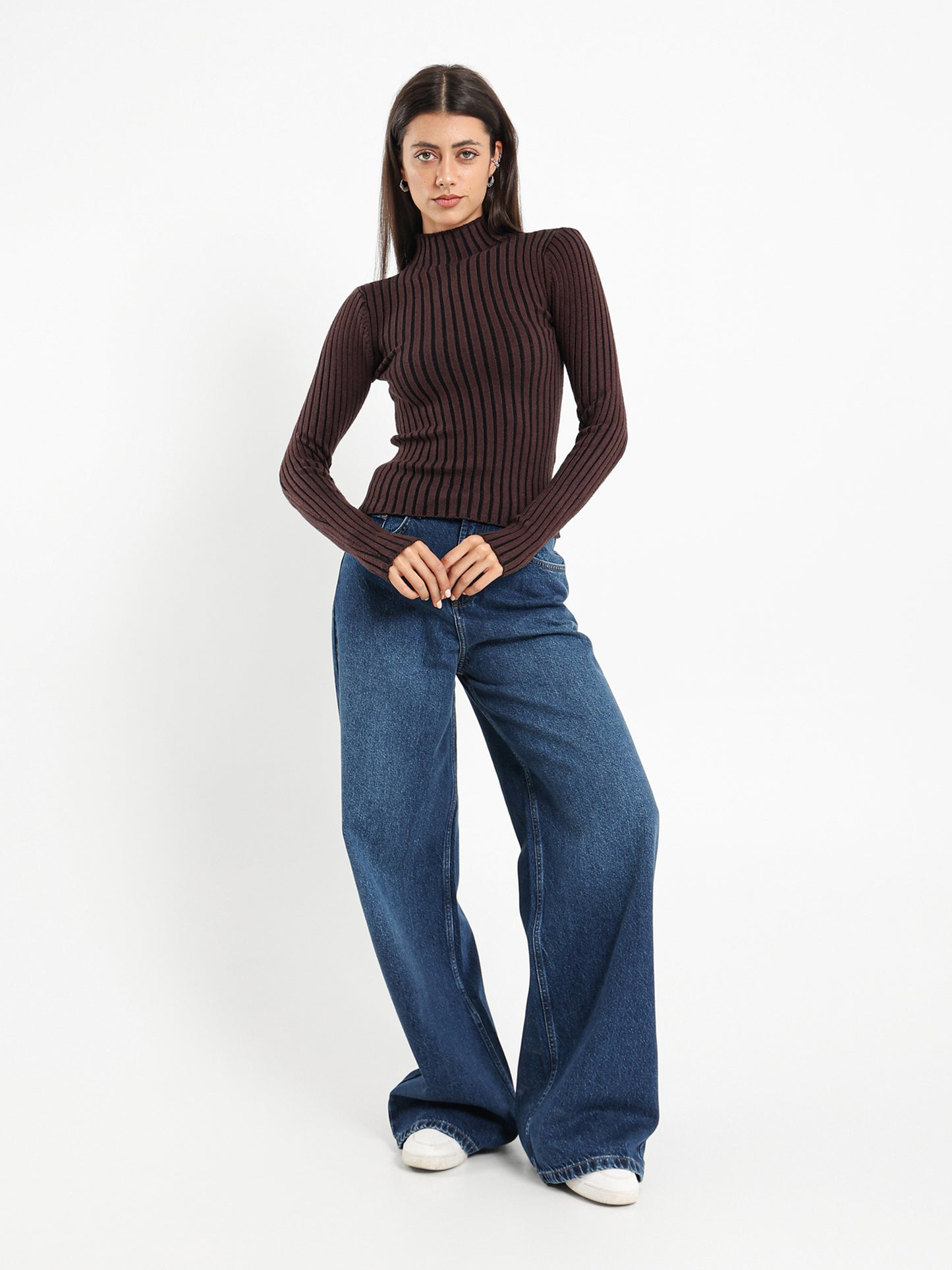Ribbed Turtle Neck
