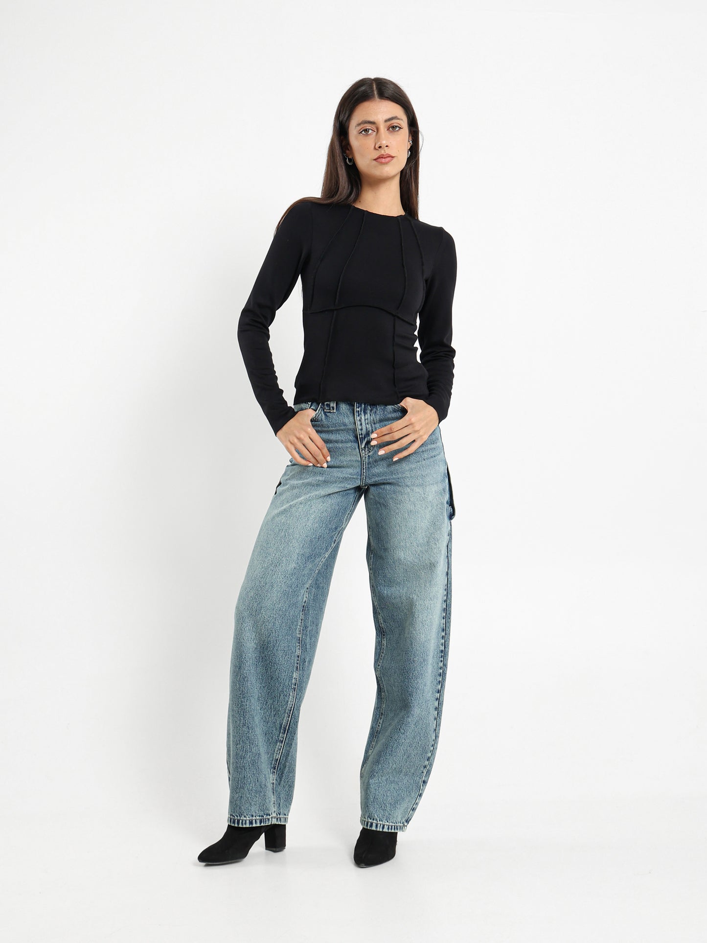Outer Stitch Long Sleeve Tee