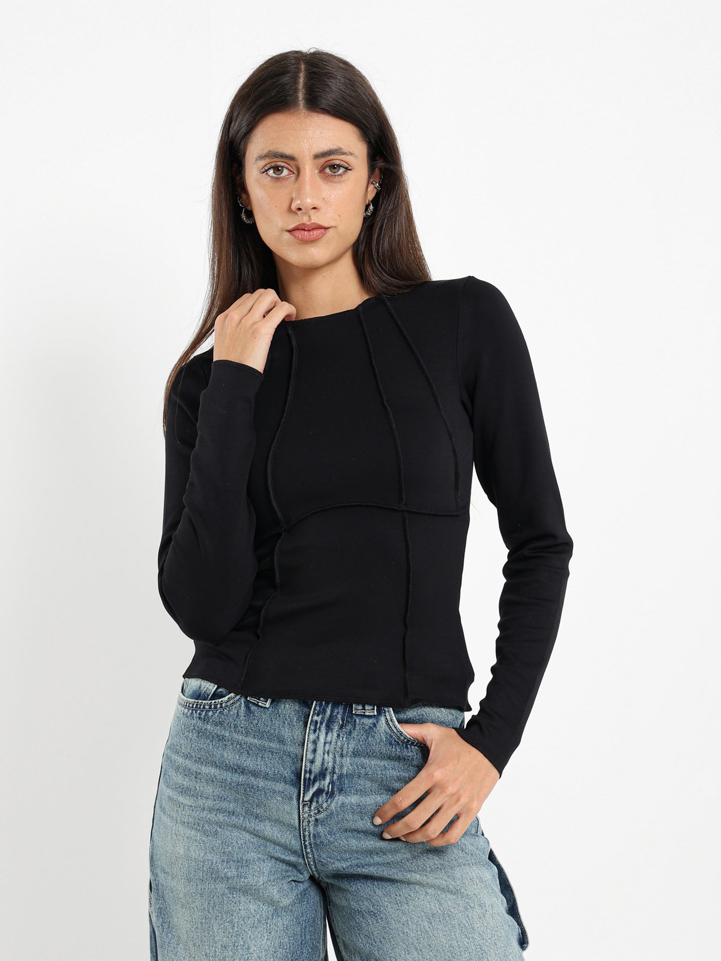 Outer Stitch Long Sleeve Tee