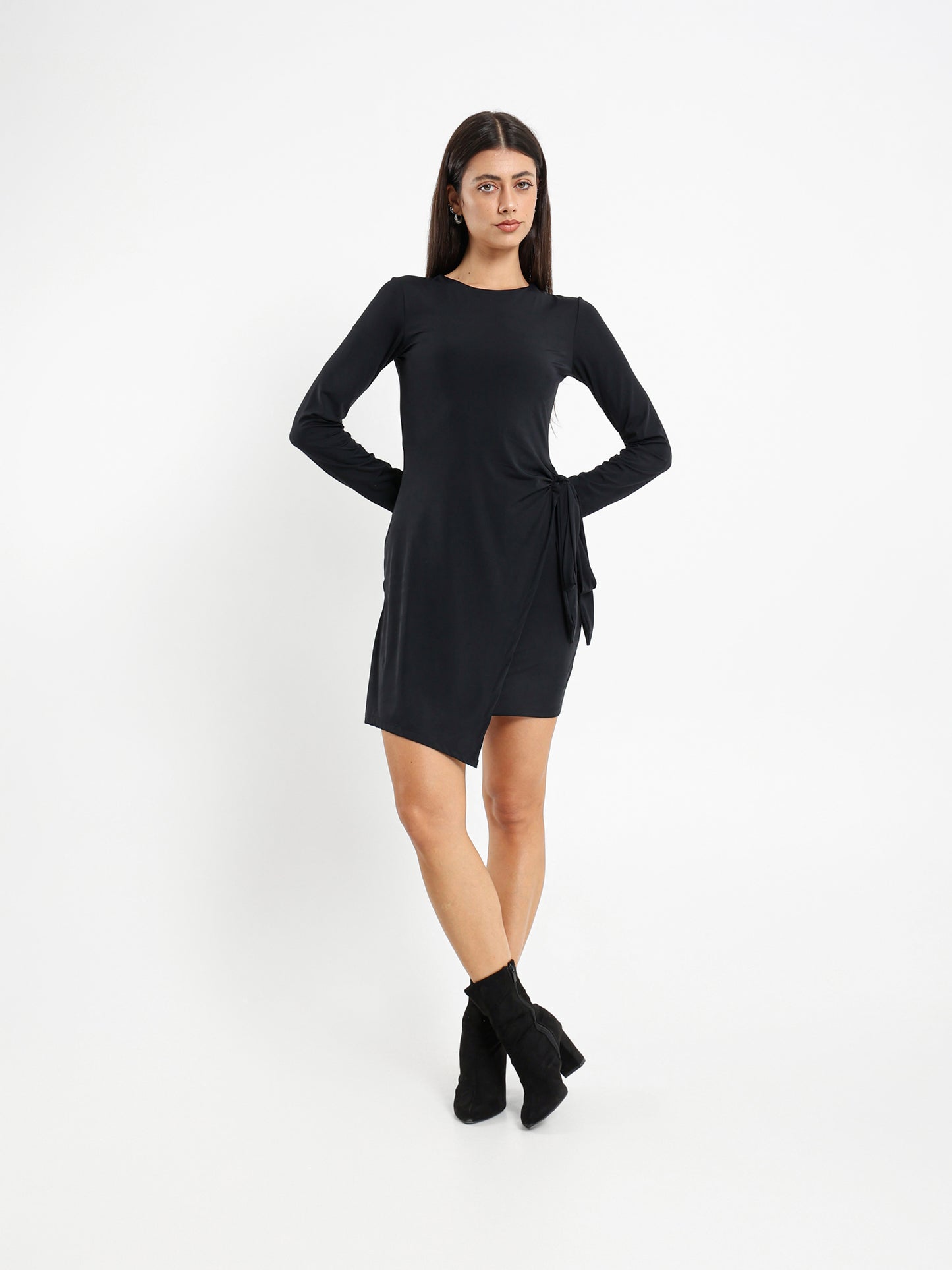 Overlap Mini Dress