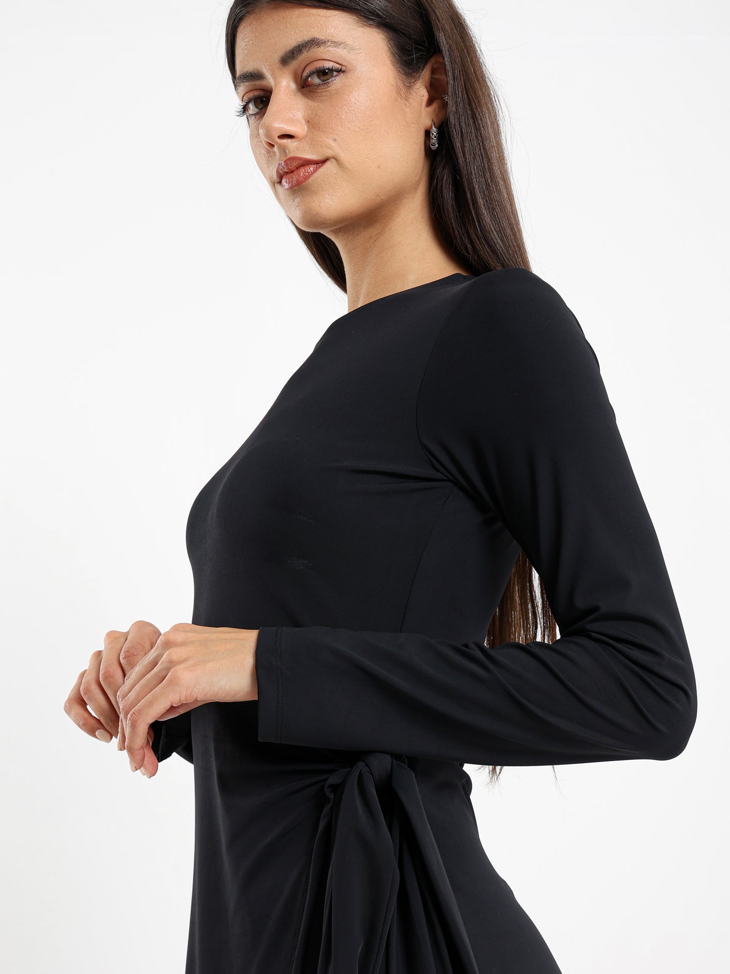 Overlap Mini Dress