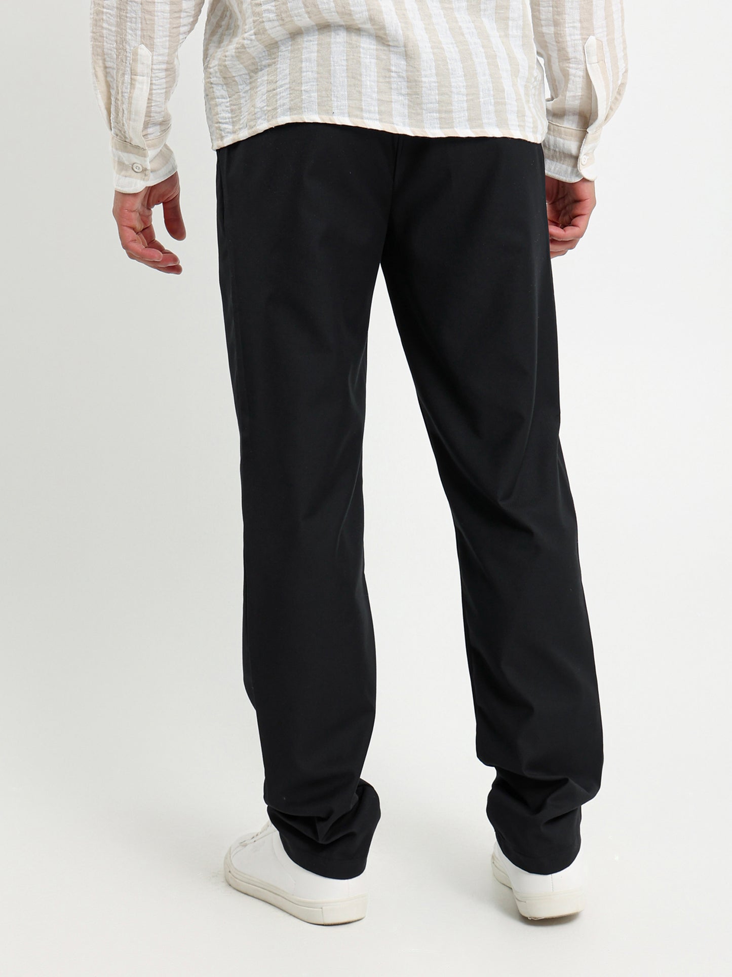 Straight Leg Front Pleated Pants