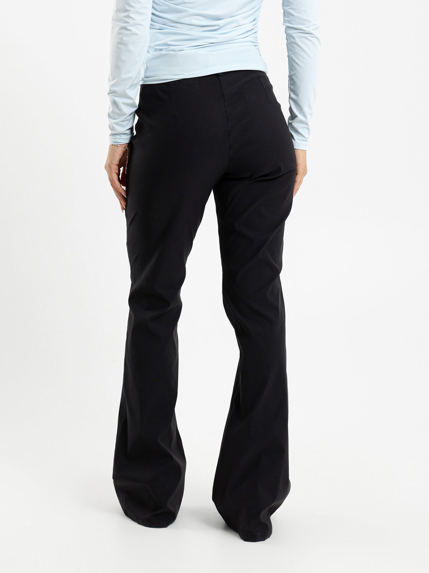 Fitted Low Waist Smart Pants
