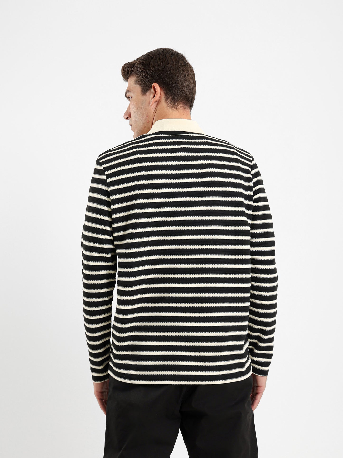 Relaxed Striped Polo Shirt