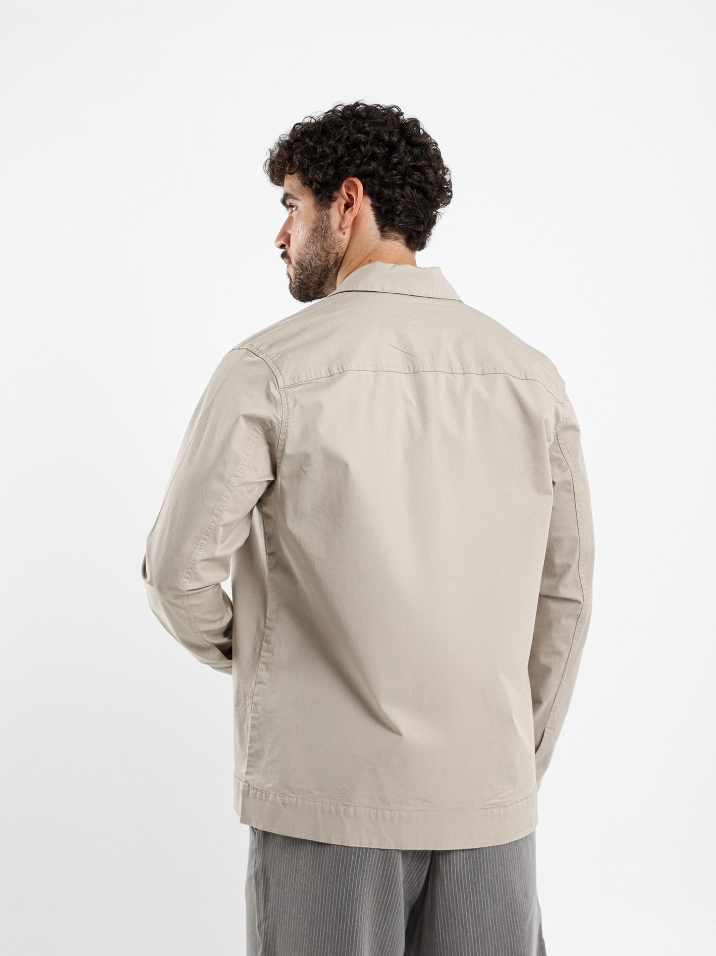 Boxy Overshirt with Two Patch Pockets