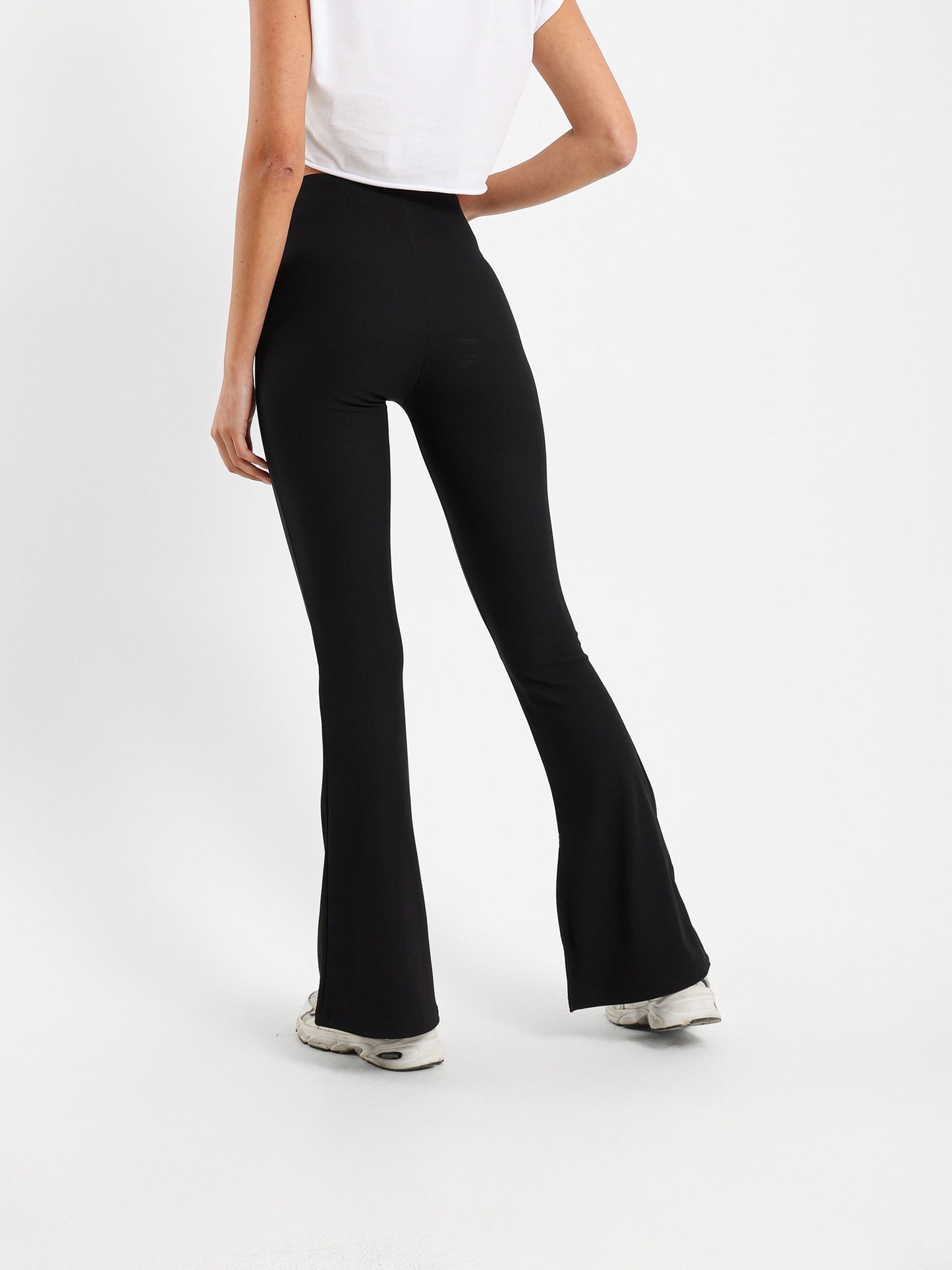 Slit Sides Flared Pants