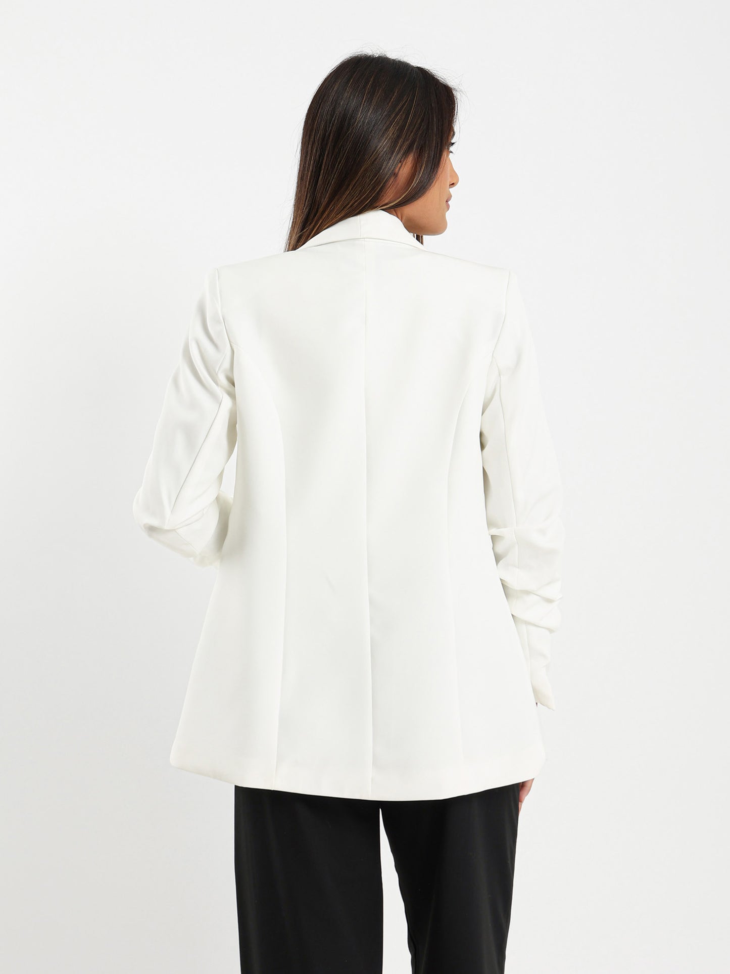 Lapel Collar Tailored Blazer Jacket