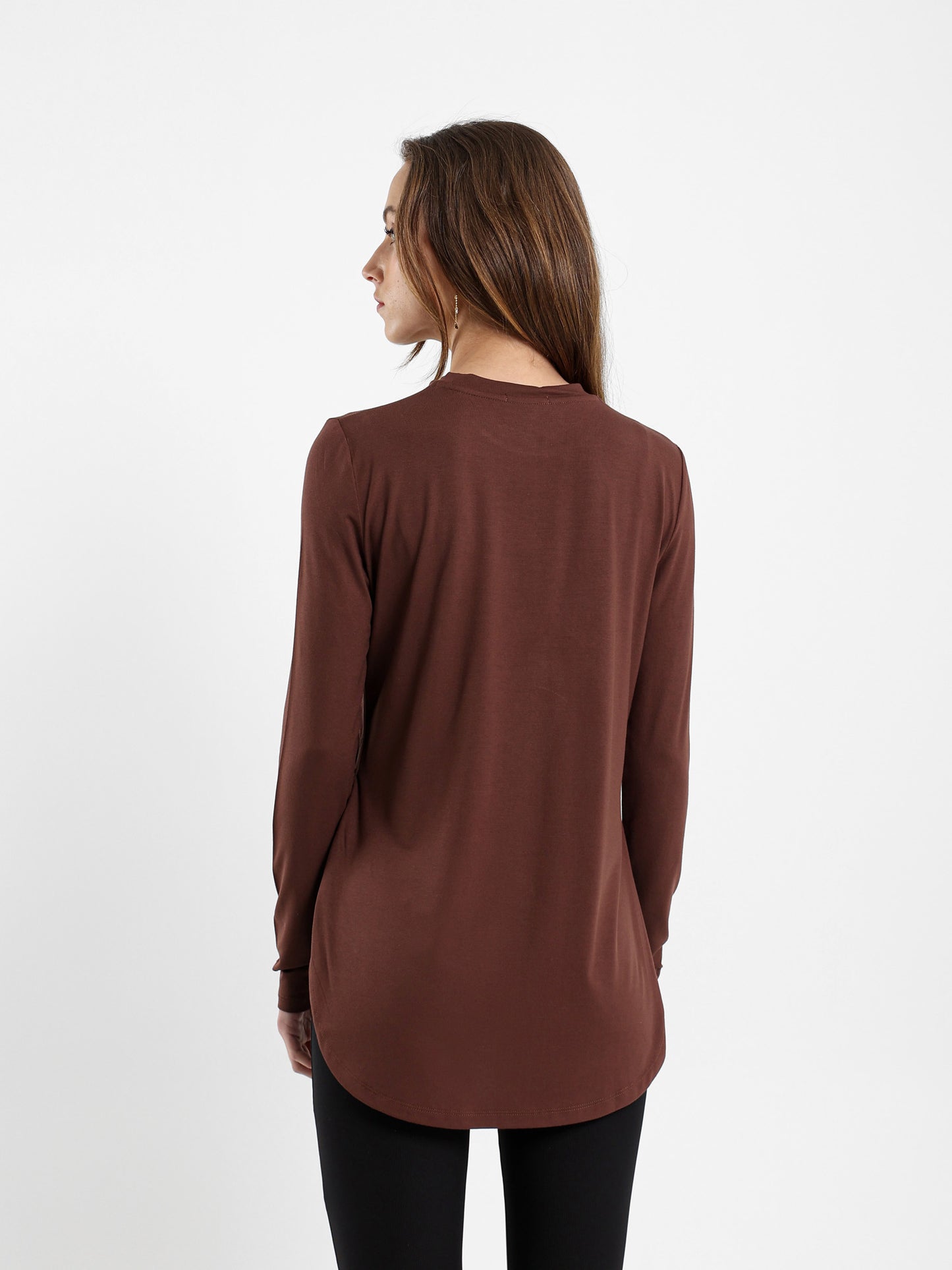 Long Sleeve Hi-Low Hem Tee