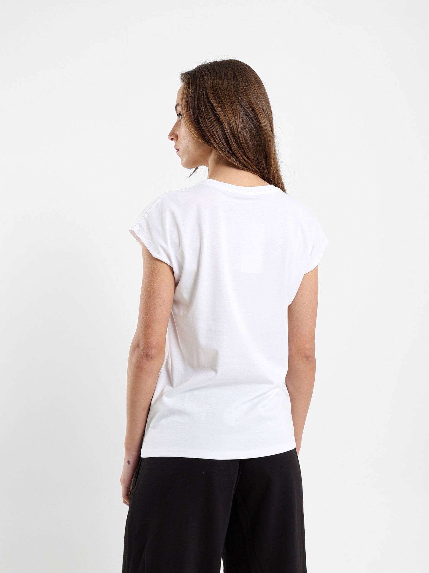 Over It Front Strassed T-Shirt