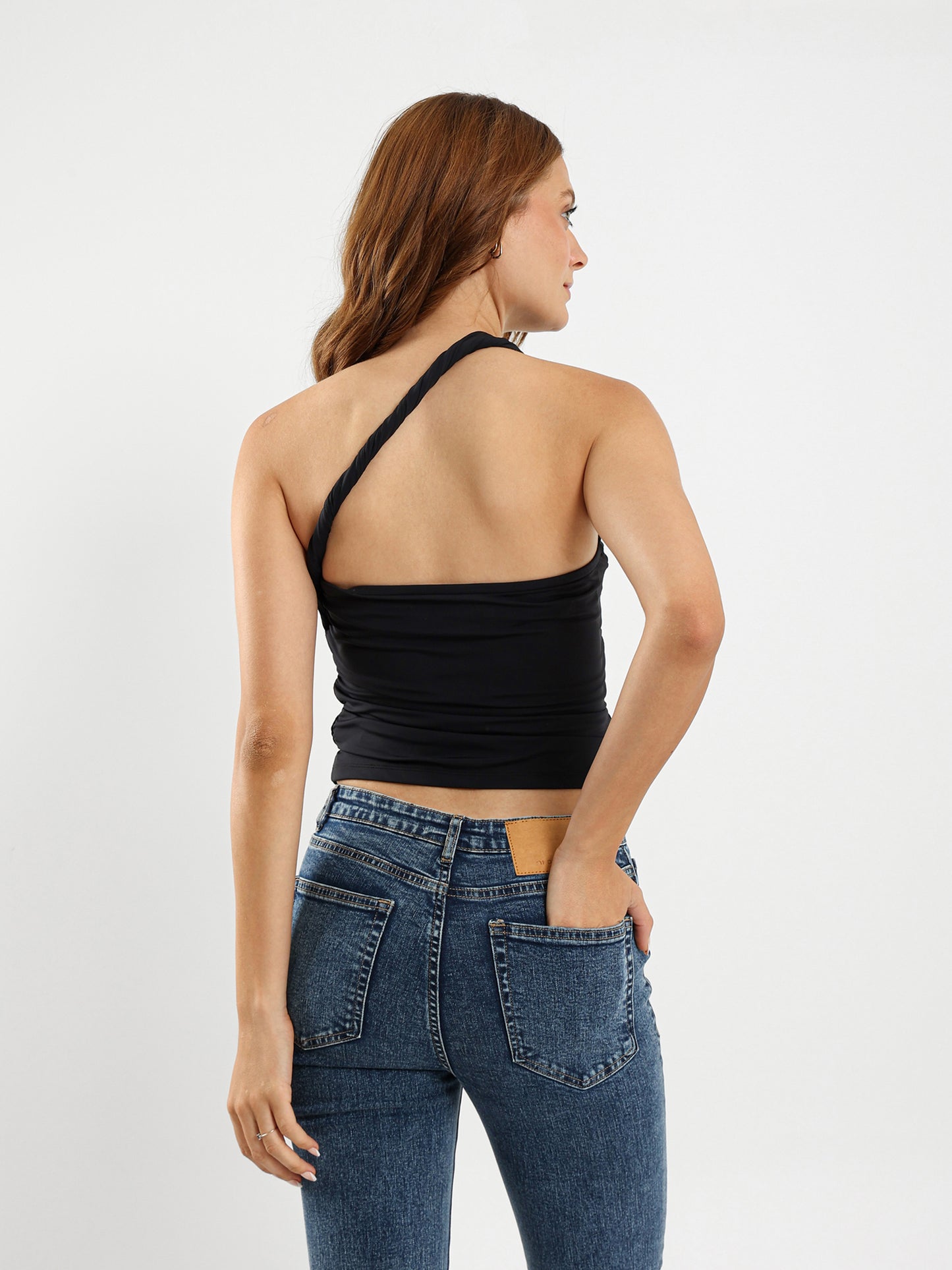 Twisted Strap Fitted Top