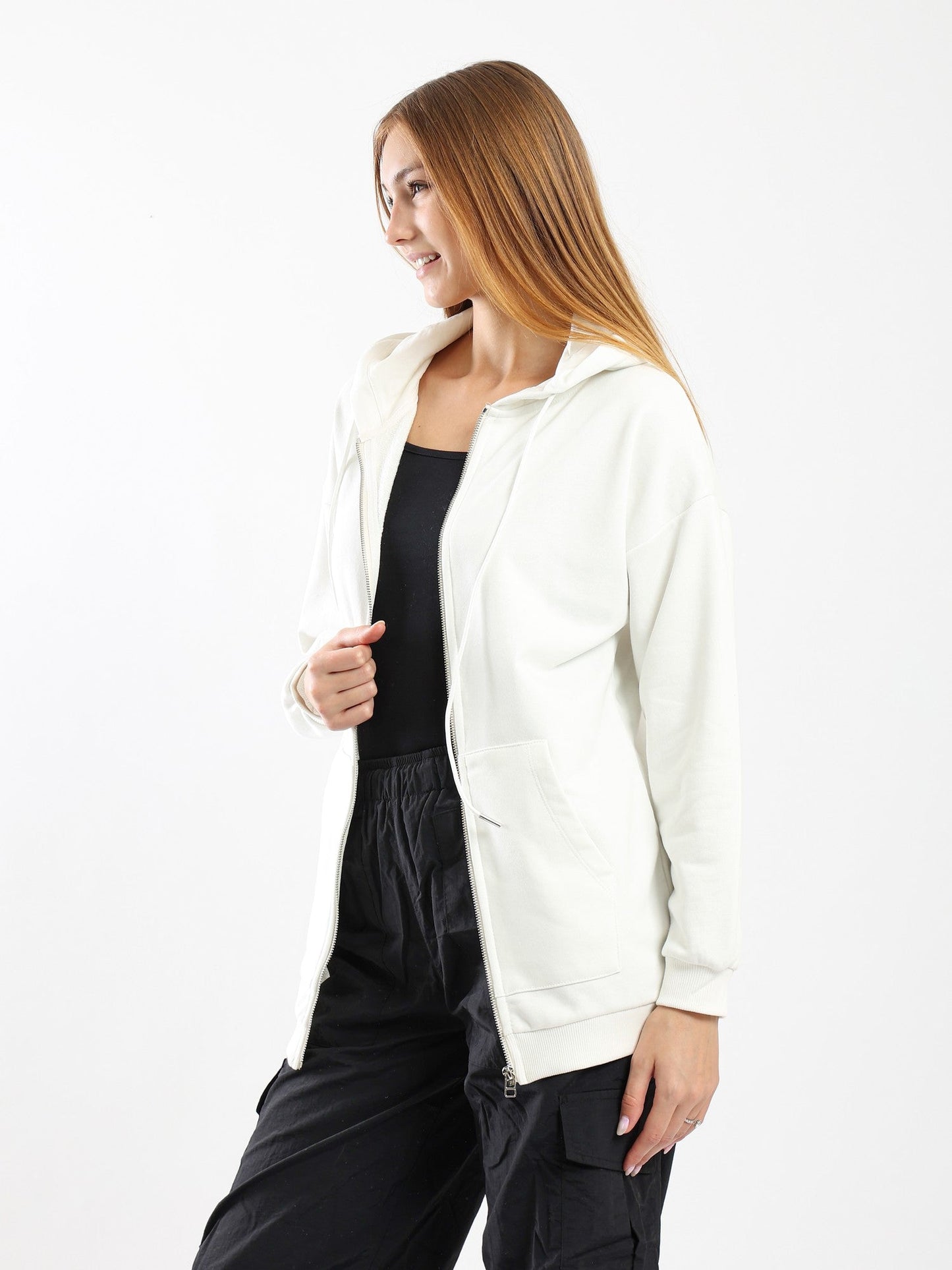 Sweatshirt - Basic - Hooded - Outlet