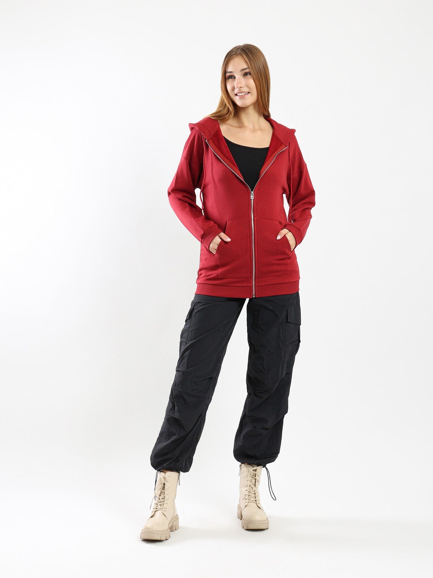 Sweatshirt - Basic - Hooded - Outlet