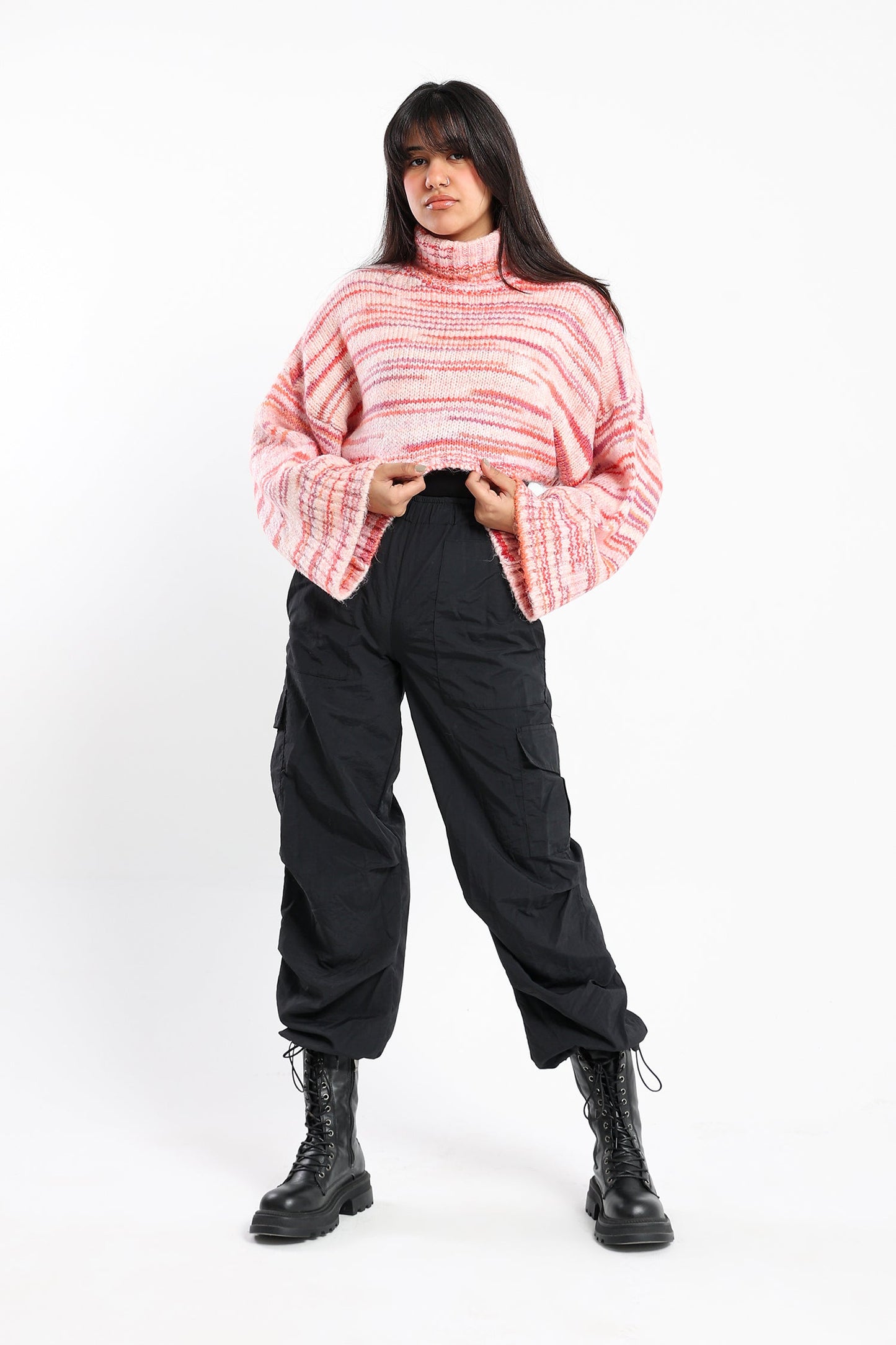 Melange Pullover - Cropped Design