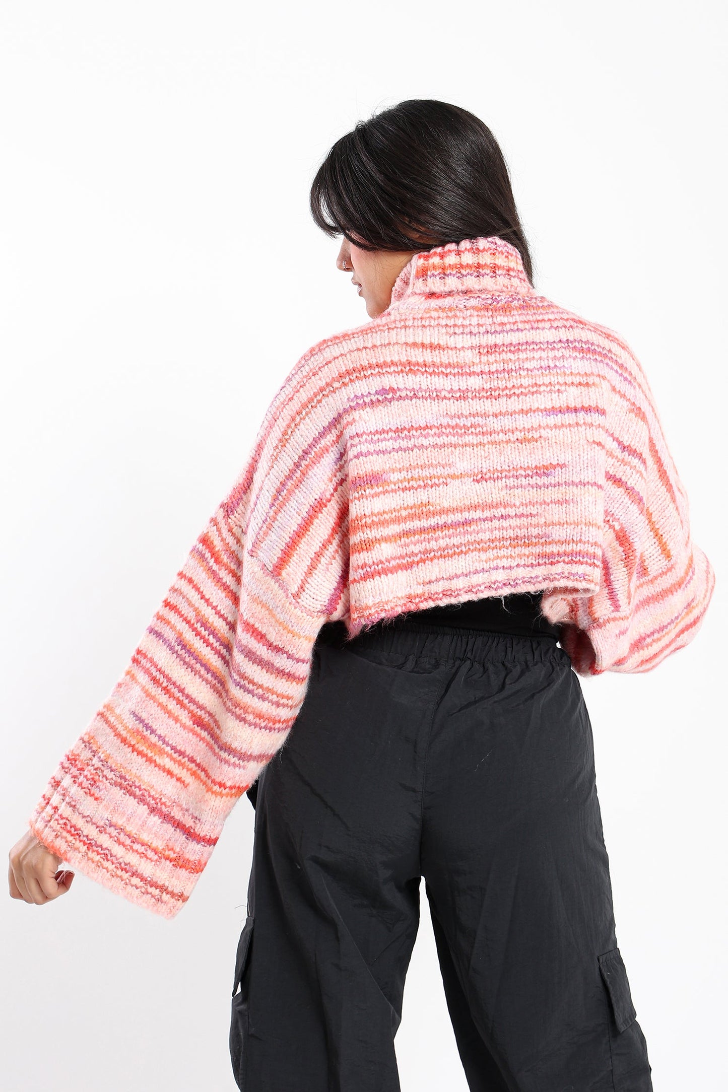 Melange Pullover - Cropped Design