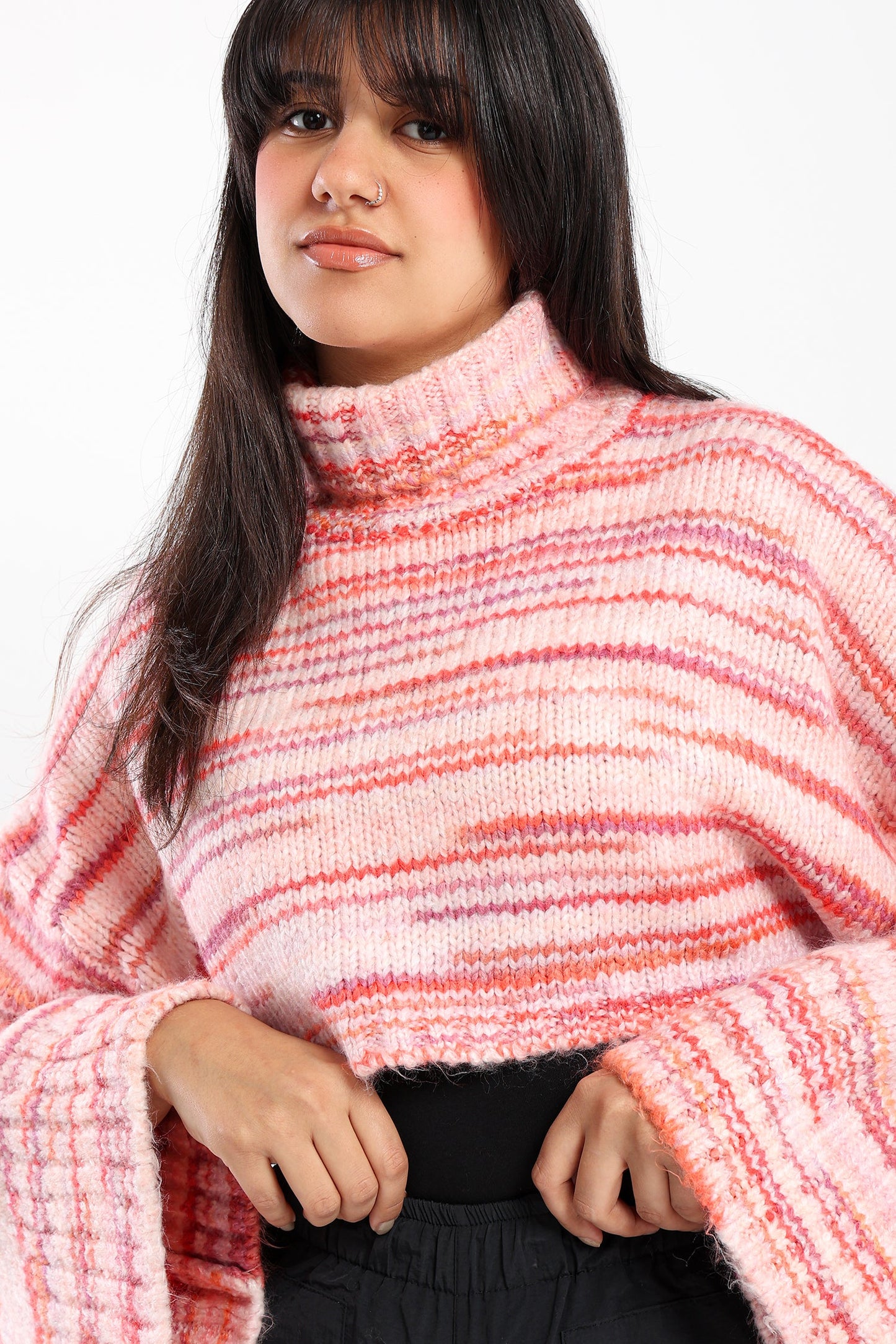 Melange Pullover - Cropped Design