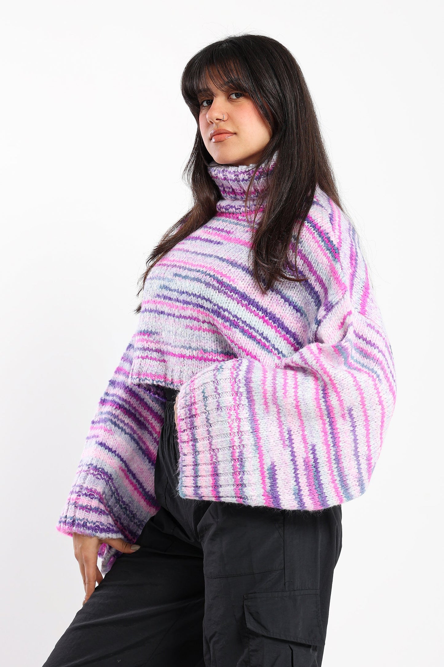 Melange Pullover - Cropped Design