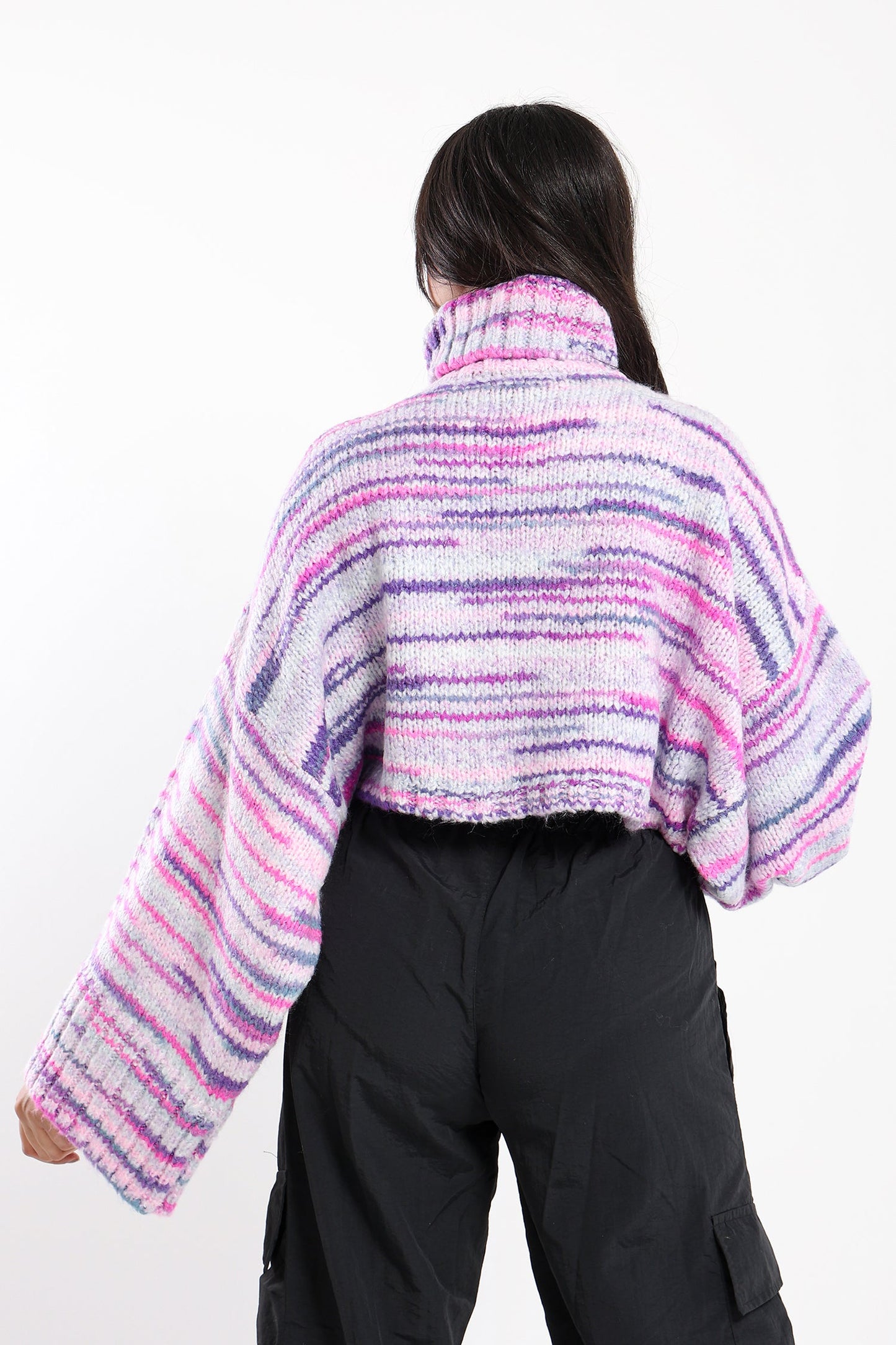Melange Pullover - Cropped Design