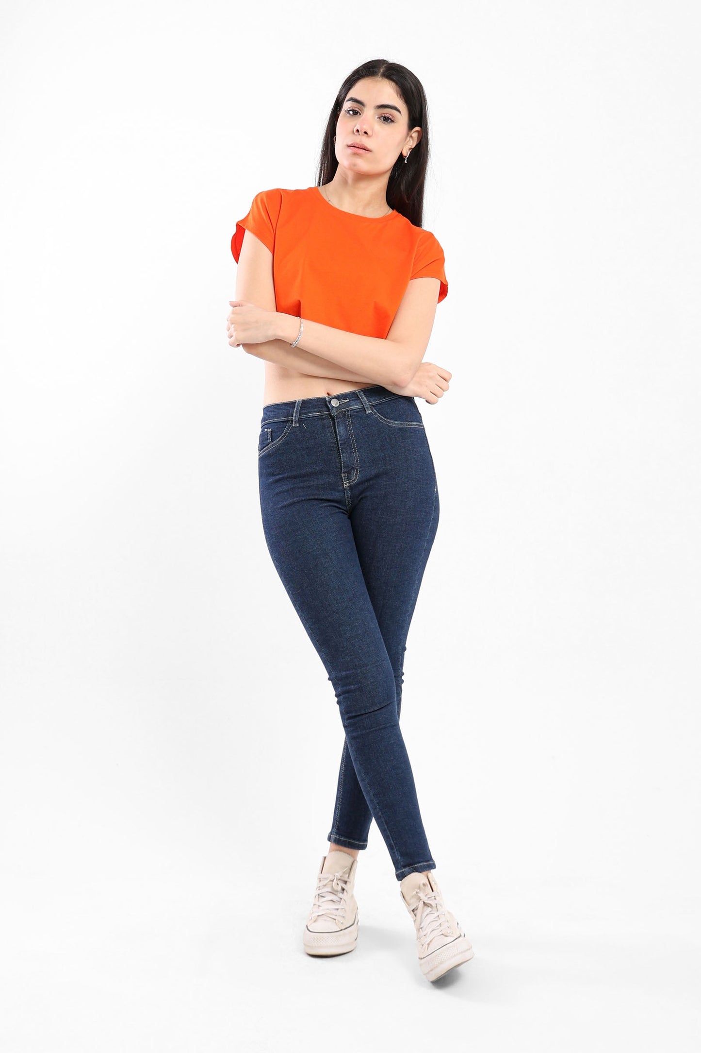 Cropped Top - Cap Sleeves - Outlet