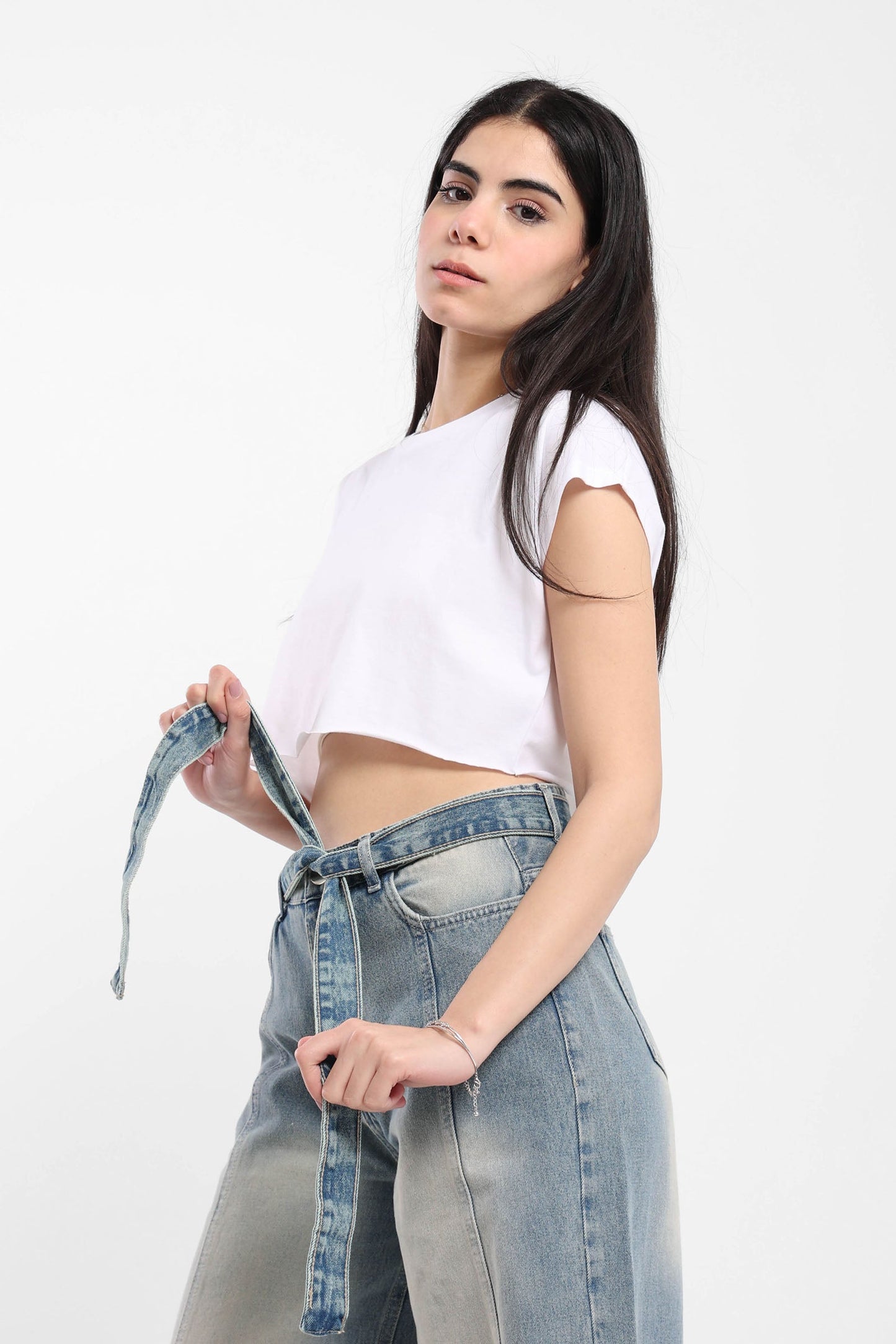 Cropped Top - Cap Sleeves - Outlet