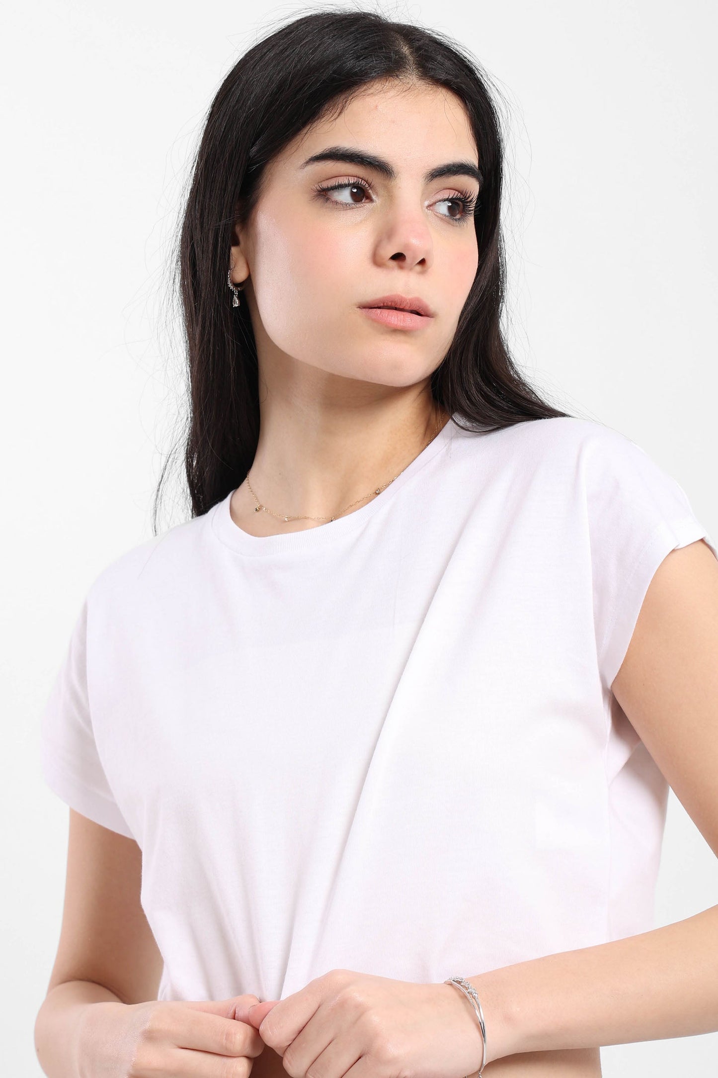 Cropped Top - Cap Sleeves - Outlet