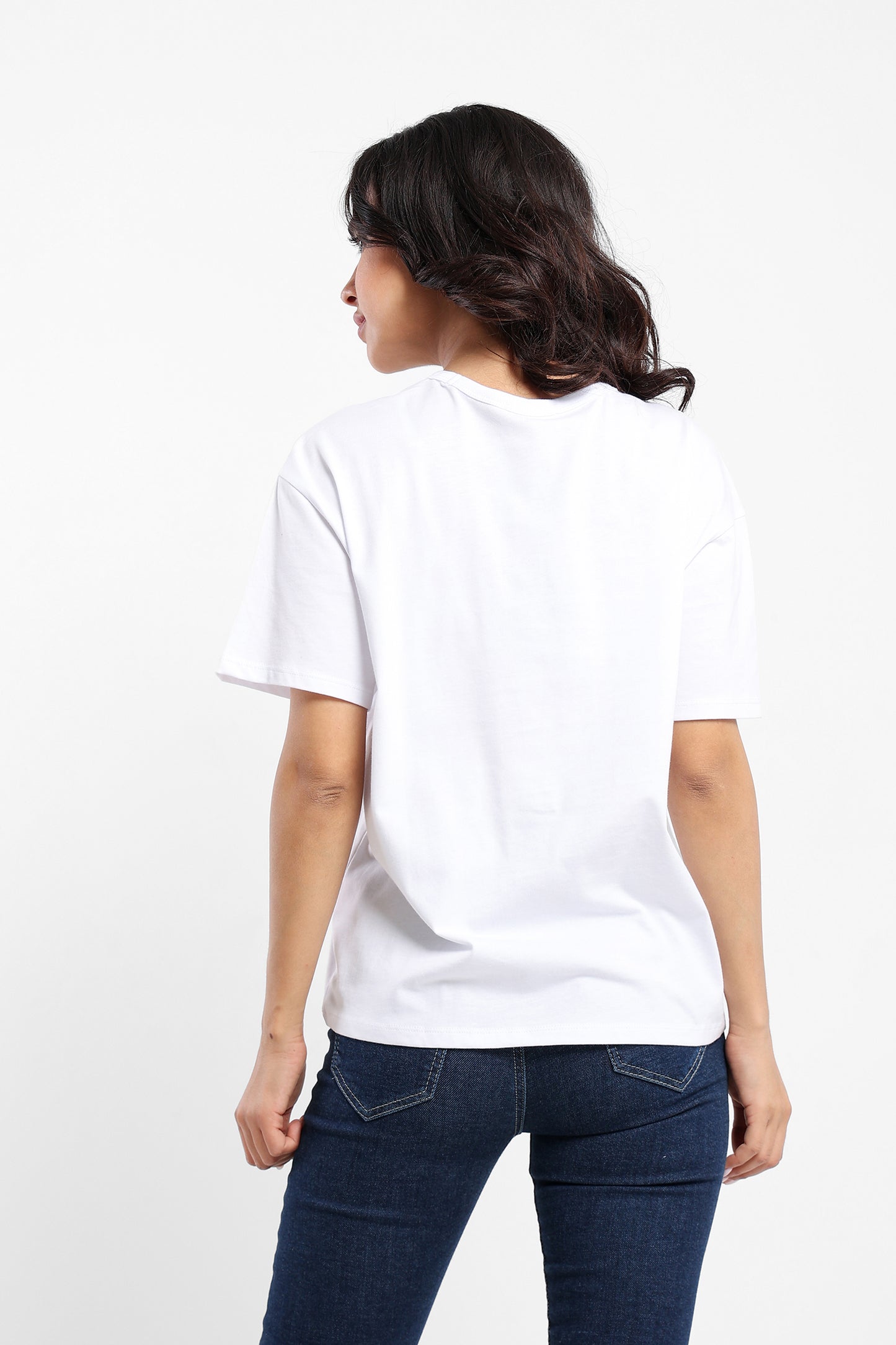 Loose Fit Half Sleeves Tee - Outlet