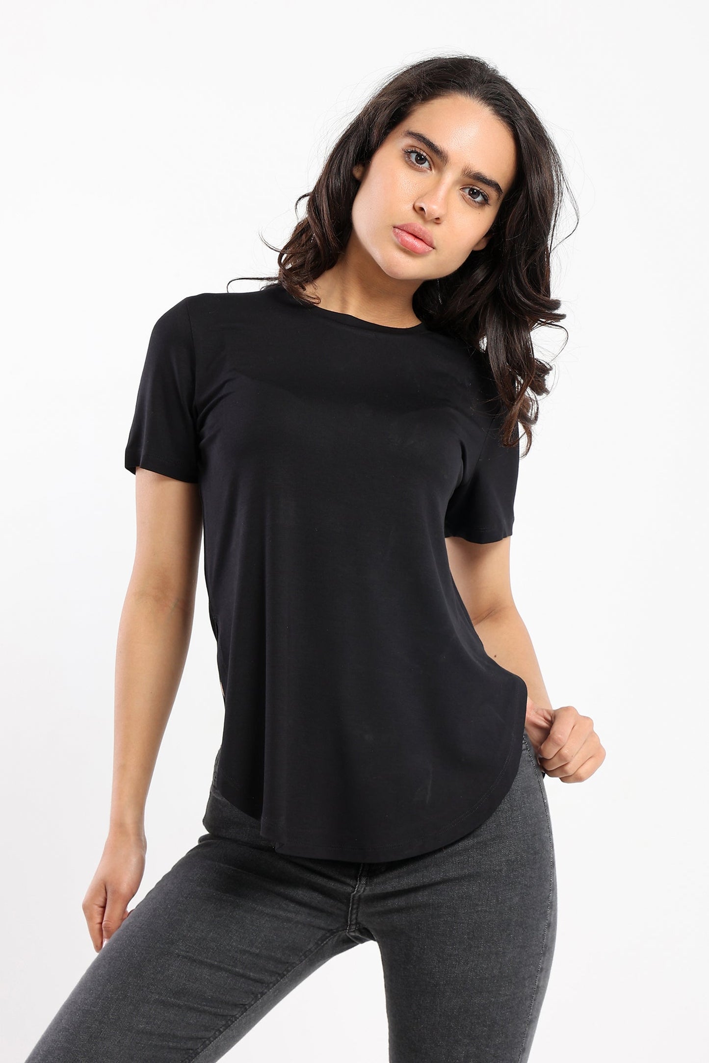 T-shirt - Round Hem - Short sleeves