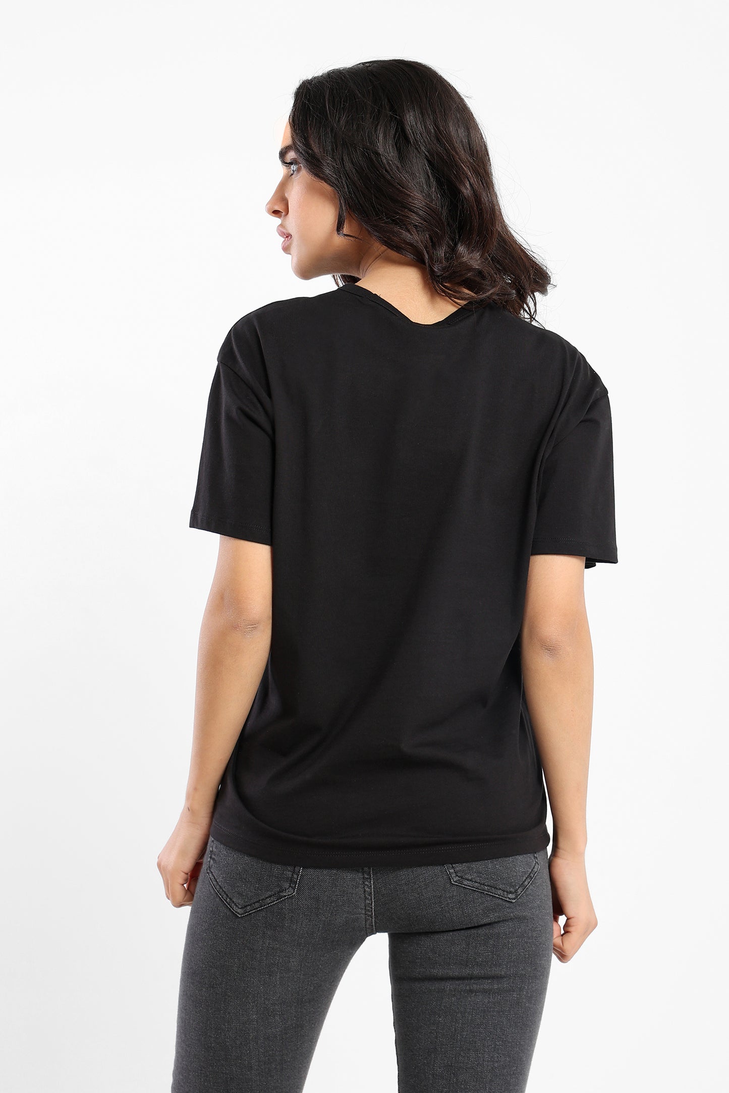 Loose Fit Half Sleeves Tee - Outlet
