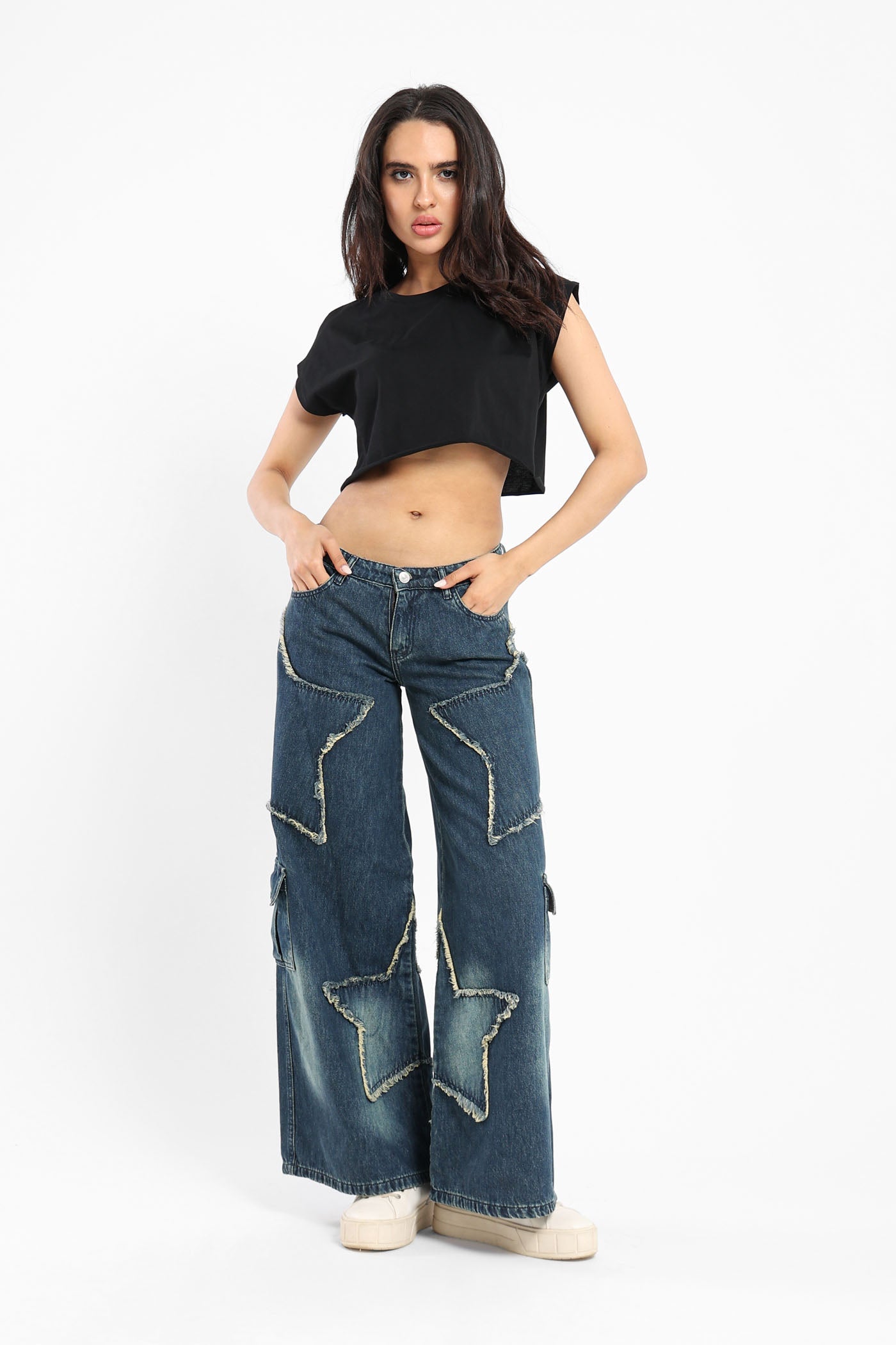 Cropped Top - Cap Sleeves - Outlet