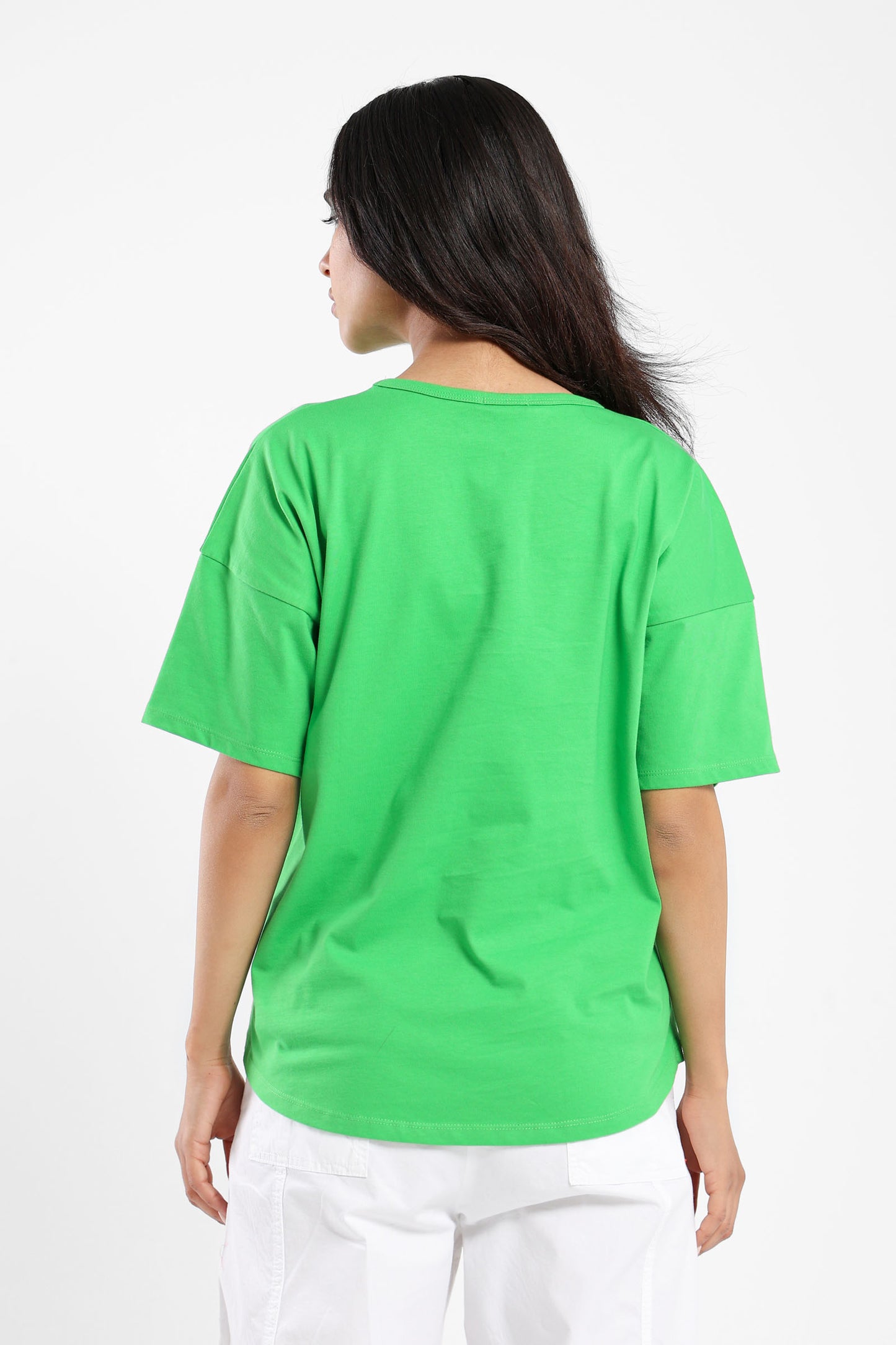 Loose Hi Low Tshirt With Small Side - Outlet