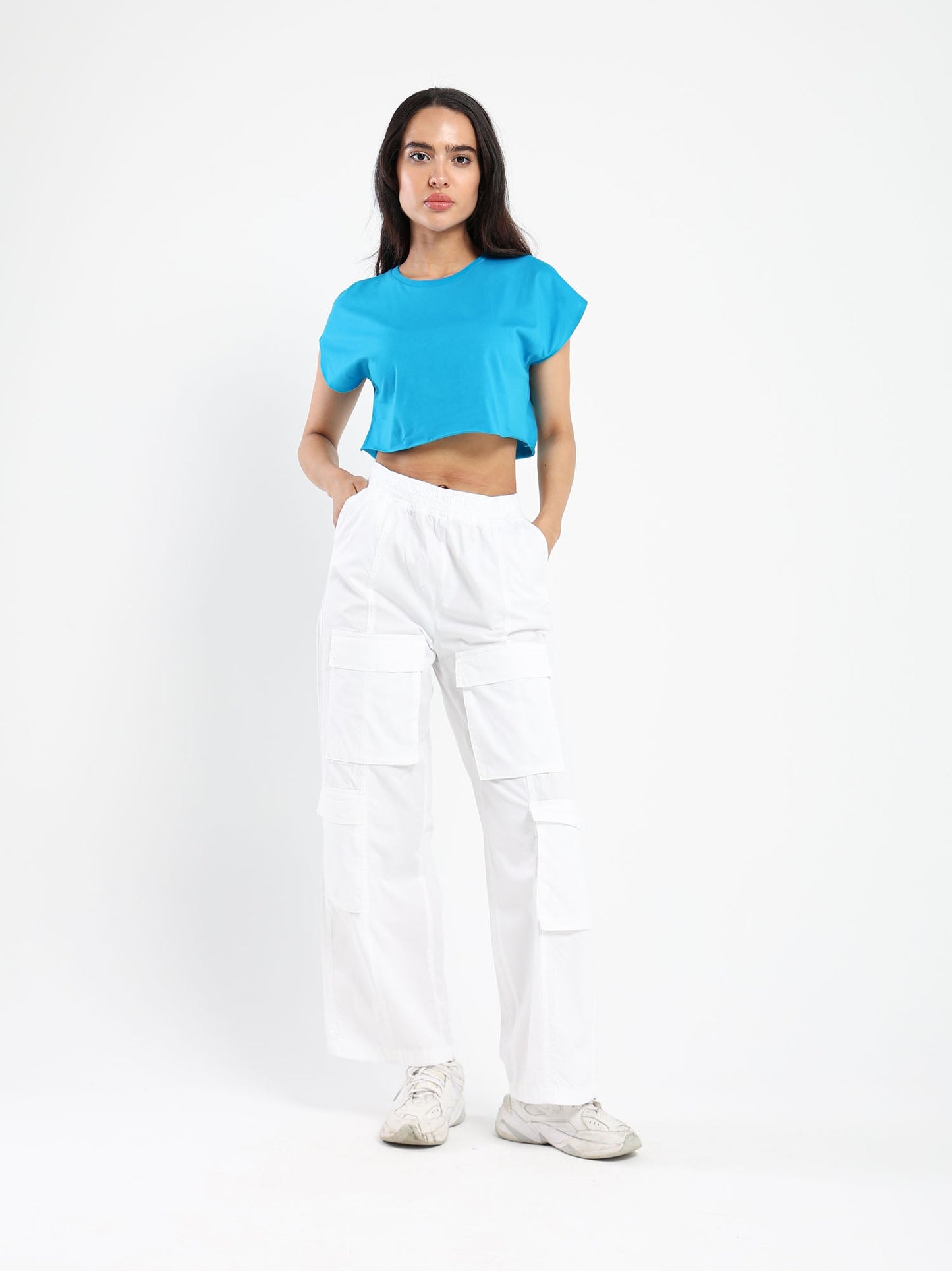 Cropped Top - Cap Sleeves - Outlet