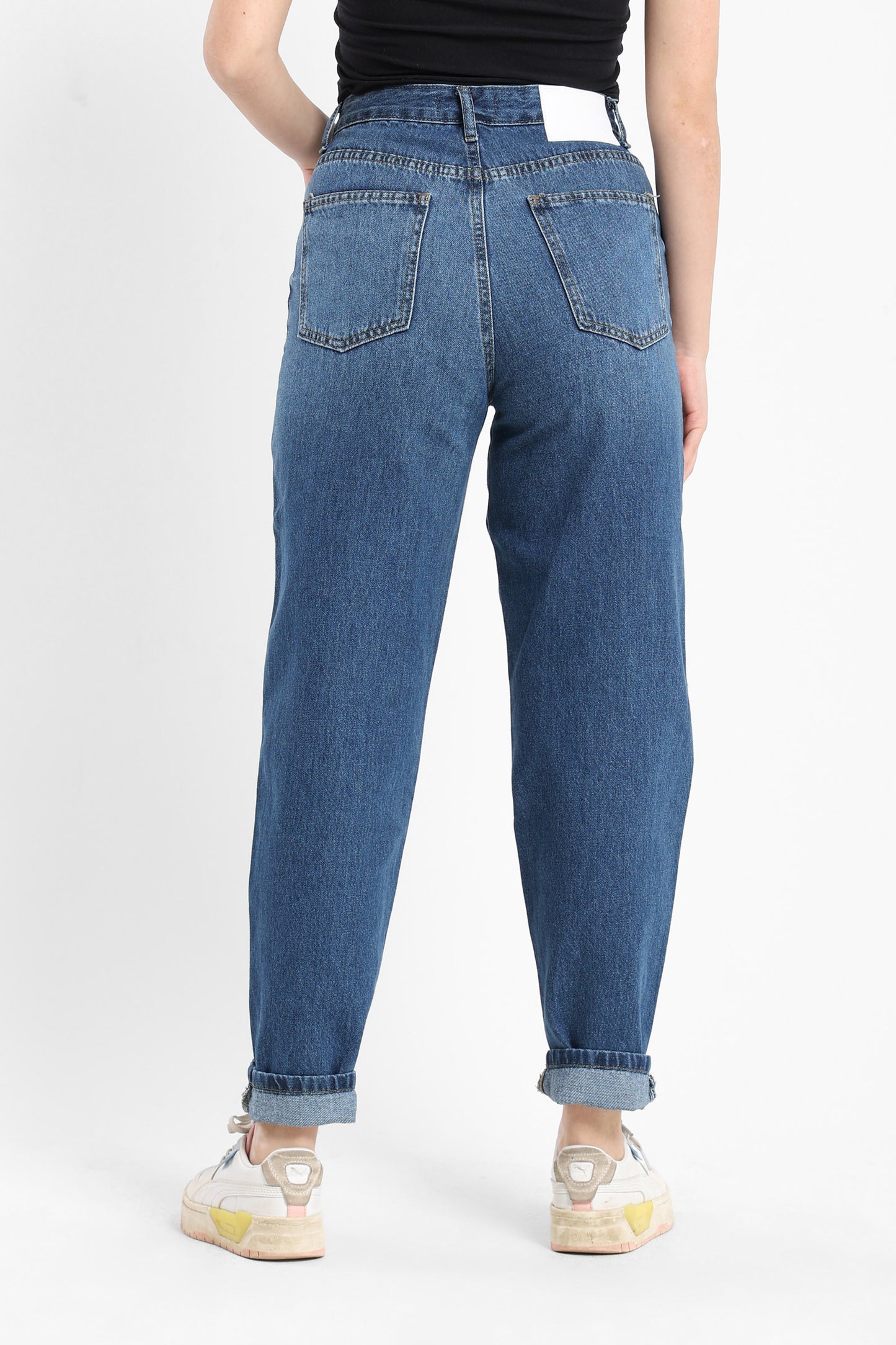 Jeans High-Waist Gaucho Jeans - Outlet