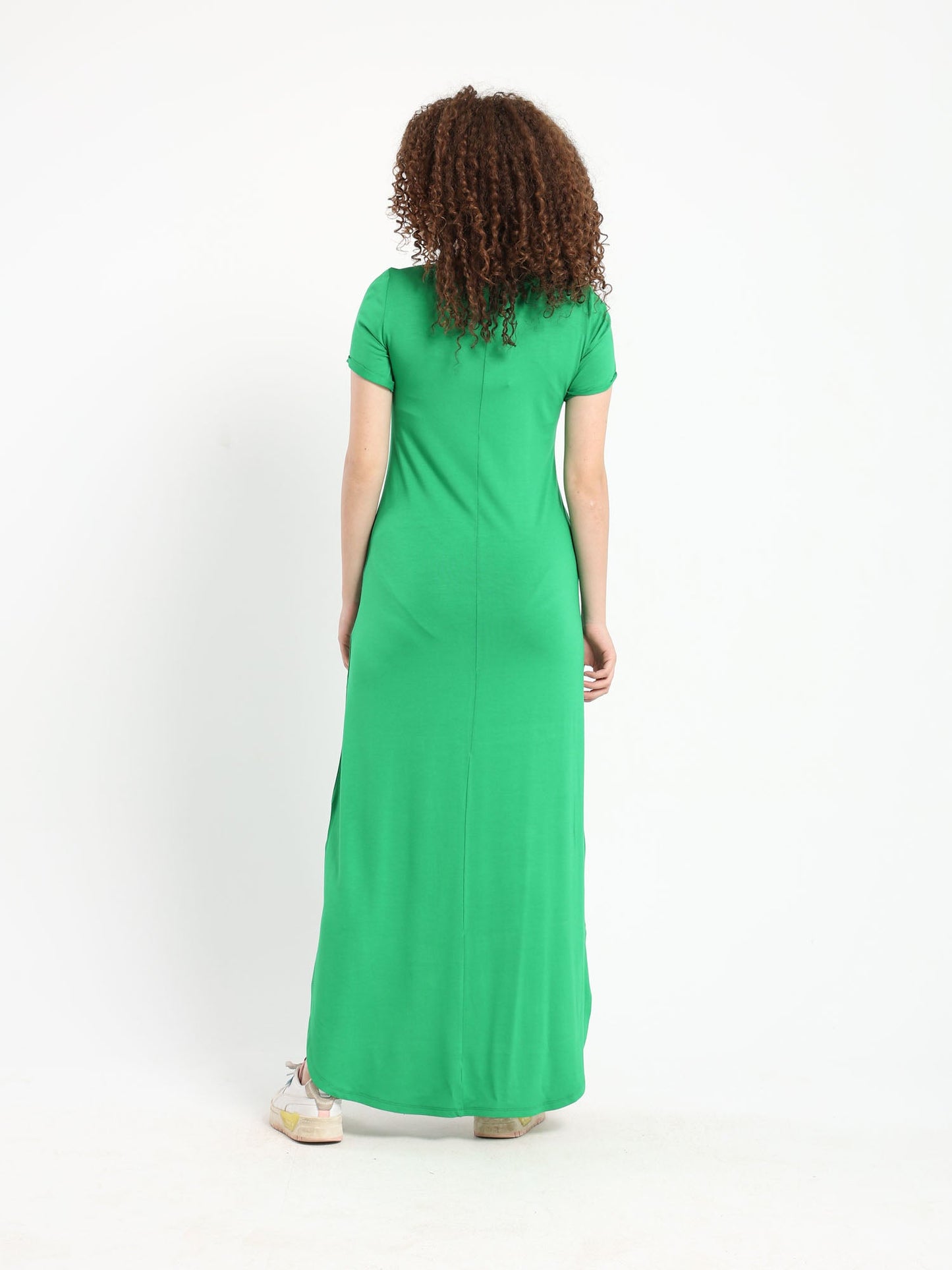 Dress - Round Hem - Short Sleeve - Outlet