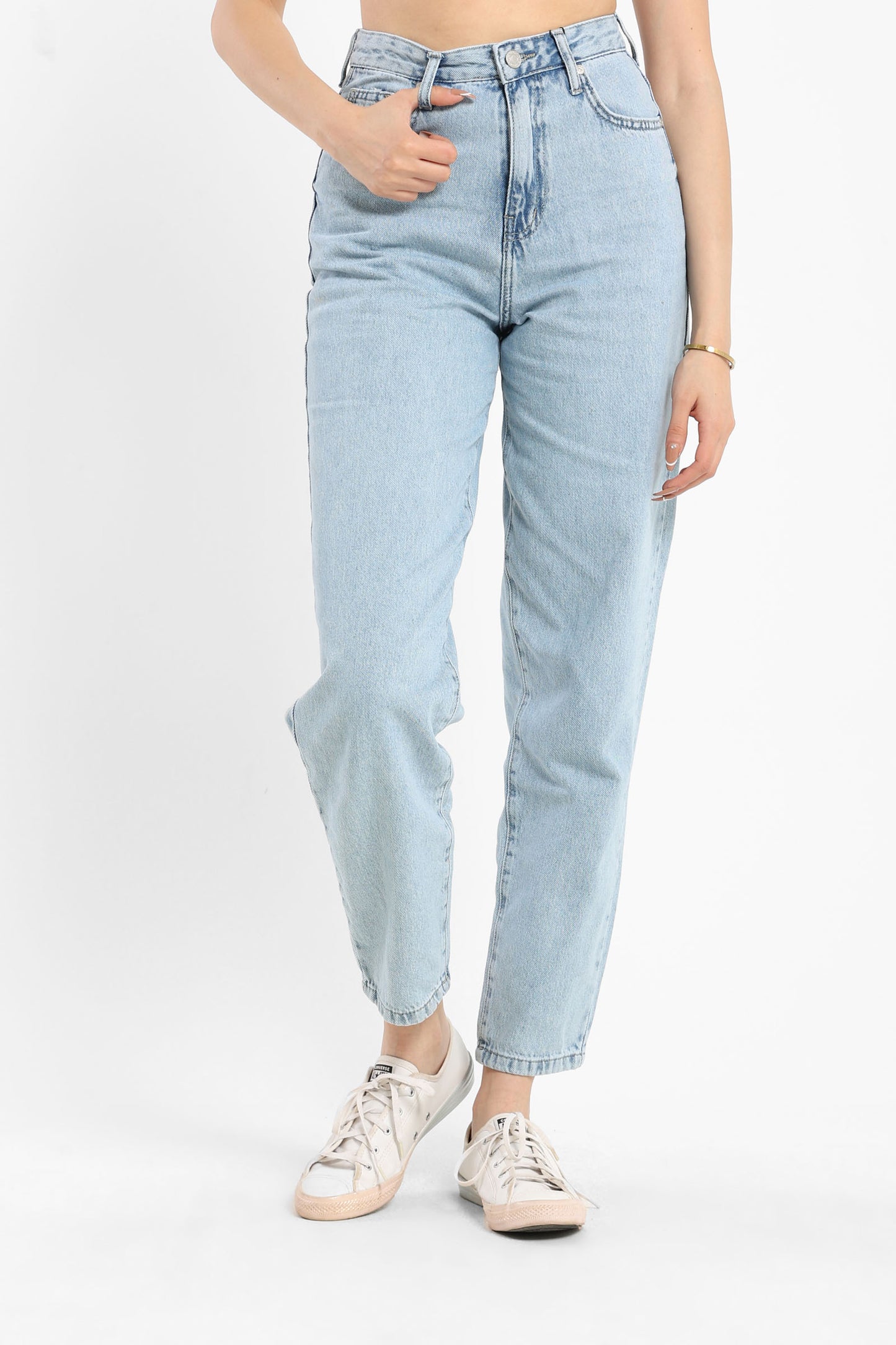 Jeans High-Waist Gaucho Jeans - Outlet