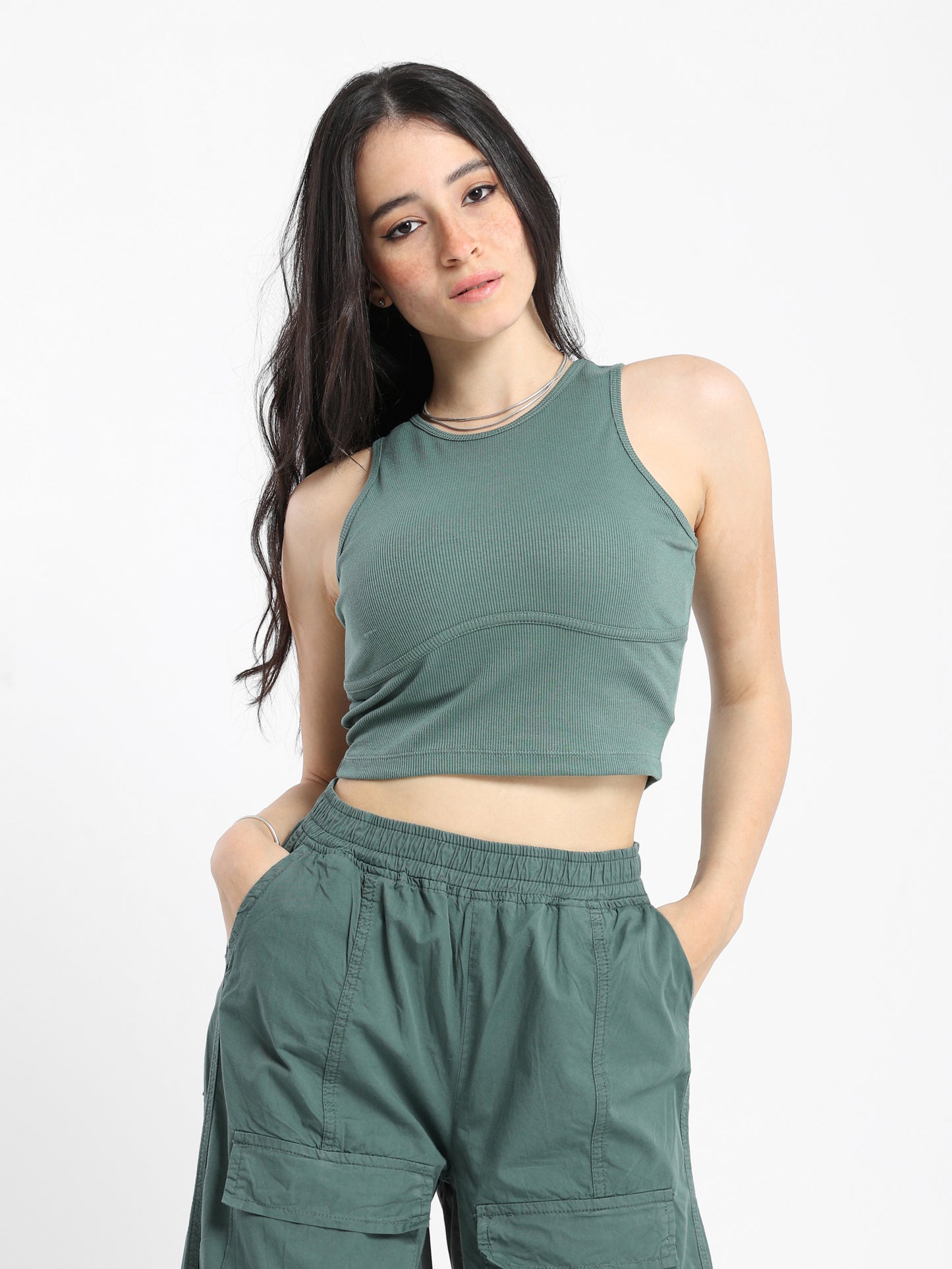 Sleeveless Corset Top - Outlet
